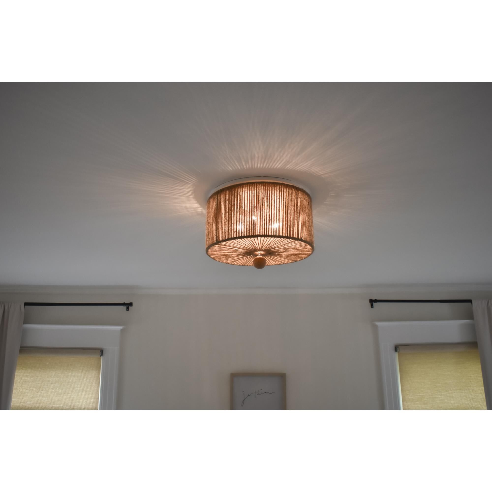 Jessa 16 Inch Semi Flush Mount by Crystorama