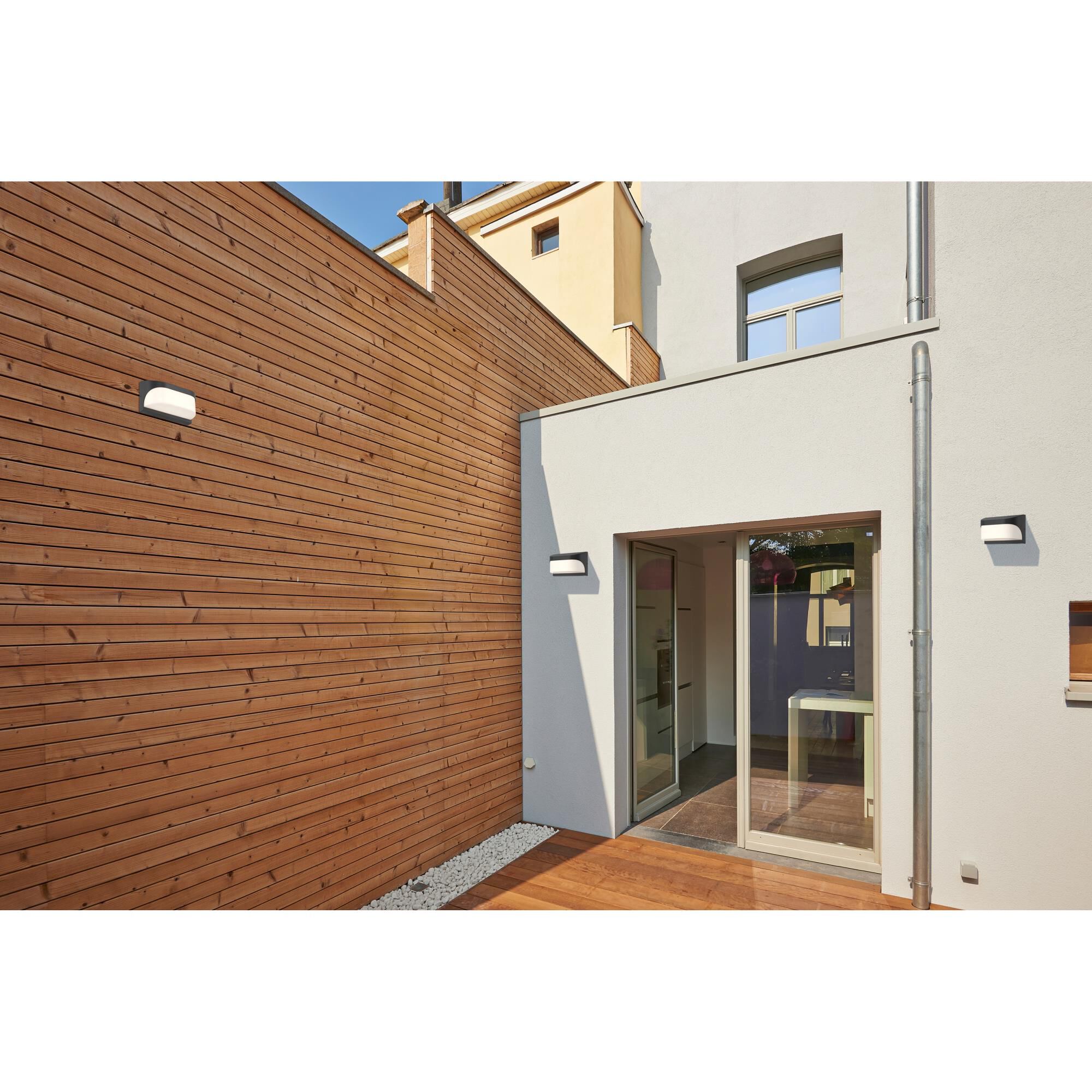 Shown in Black finish and White Acrylic glass