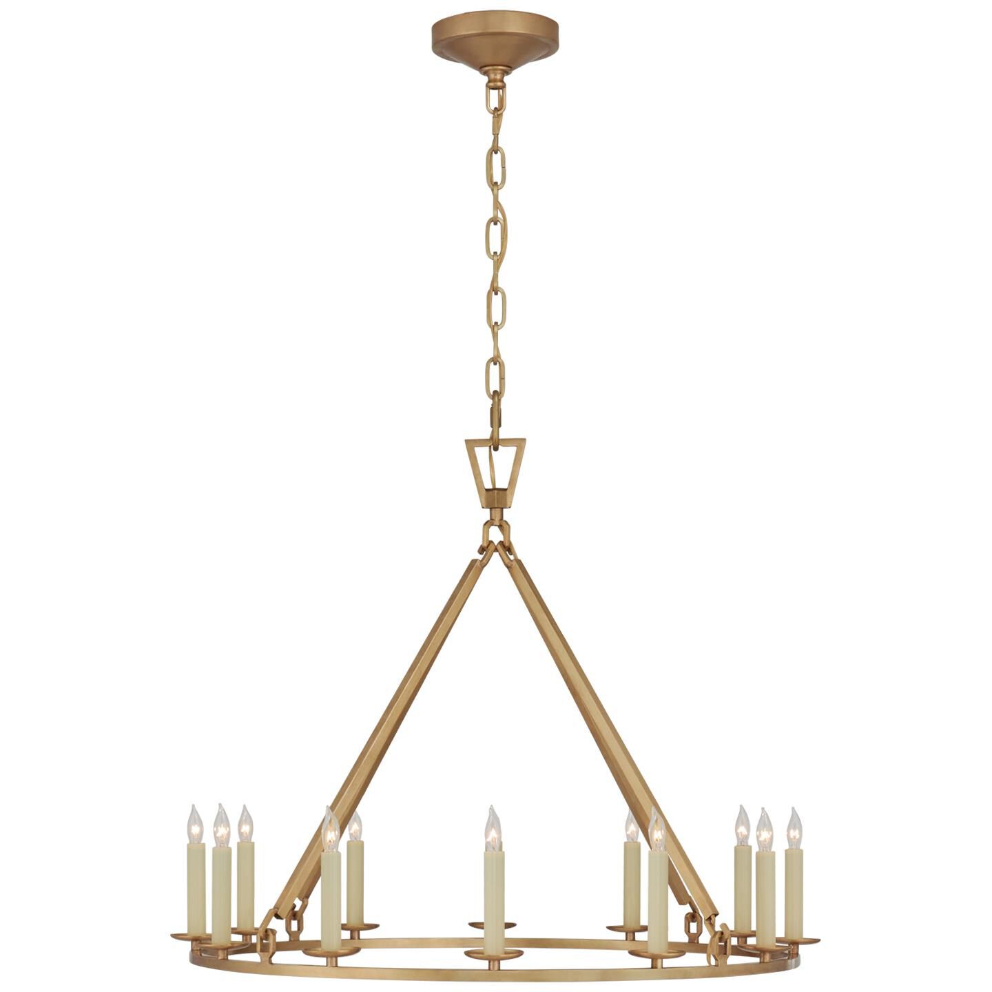 Chapman & Myers Darlana 30 Inch 12 Light Chandelier by Visual Comfort Signature Collection