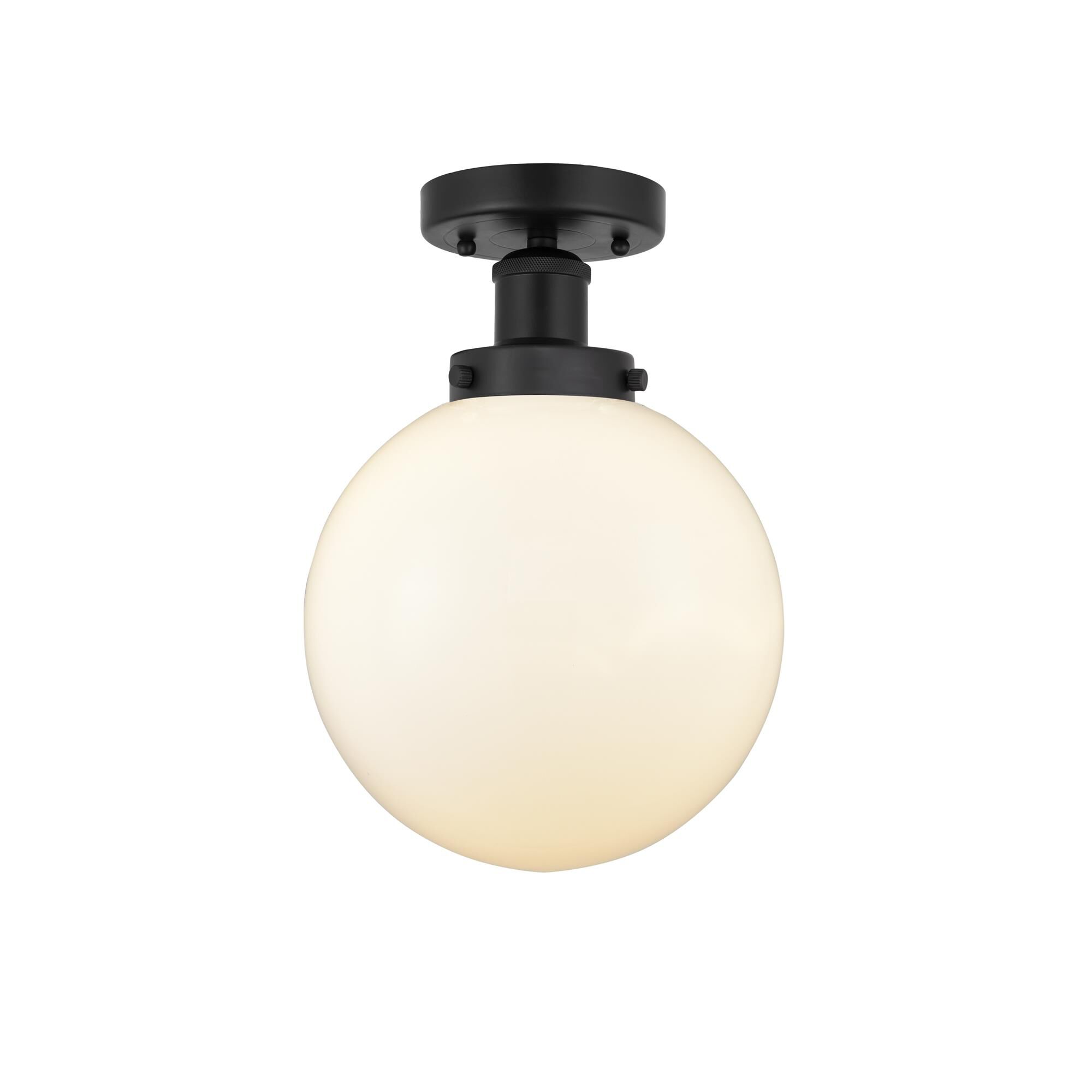 Shown in Matte Black, Matte White finish and Matte White glass and Matte White Glass shade