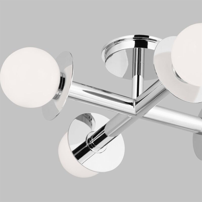 Kelly Wearstler Nodes 18 Inch 4 Light Semi Flush Mount by Visual Comfort Studio