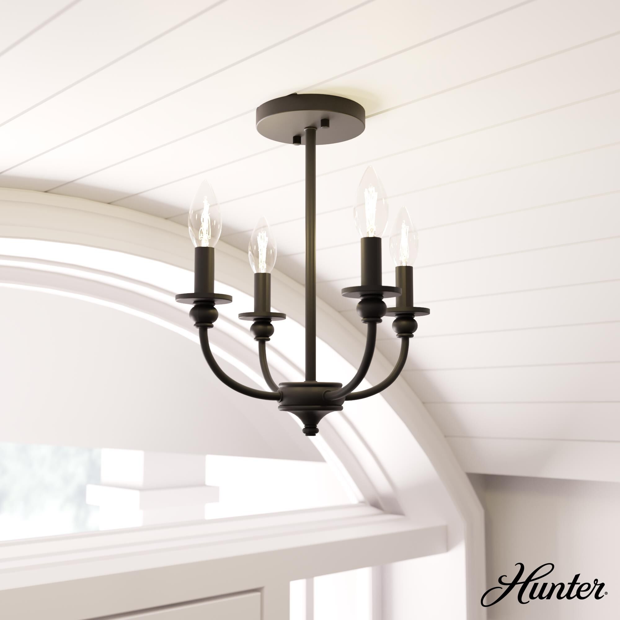 Southcrest 36 Inch 6 Light Linear Suspension Light by Hunter Fan