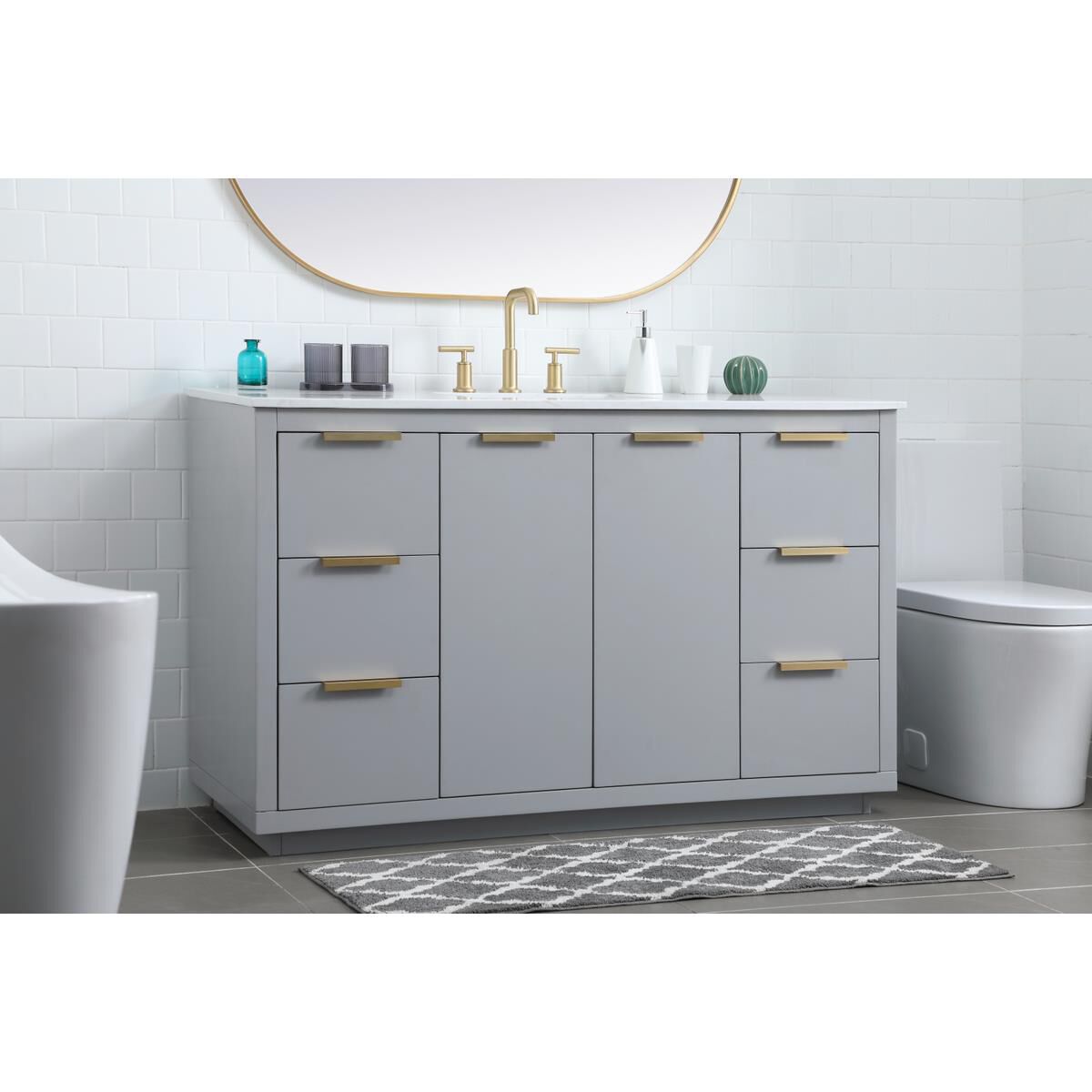 Blake 54 Inch Bath Vanity by Elegant Decor