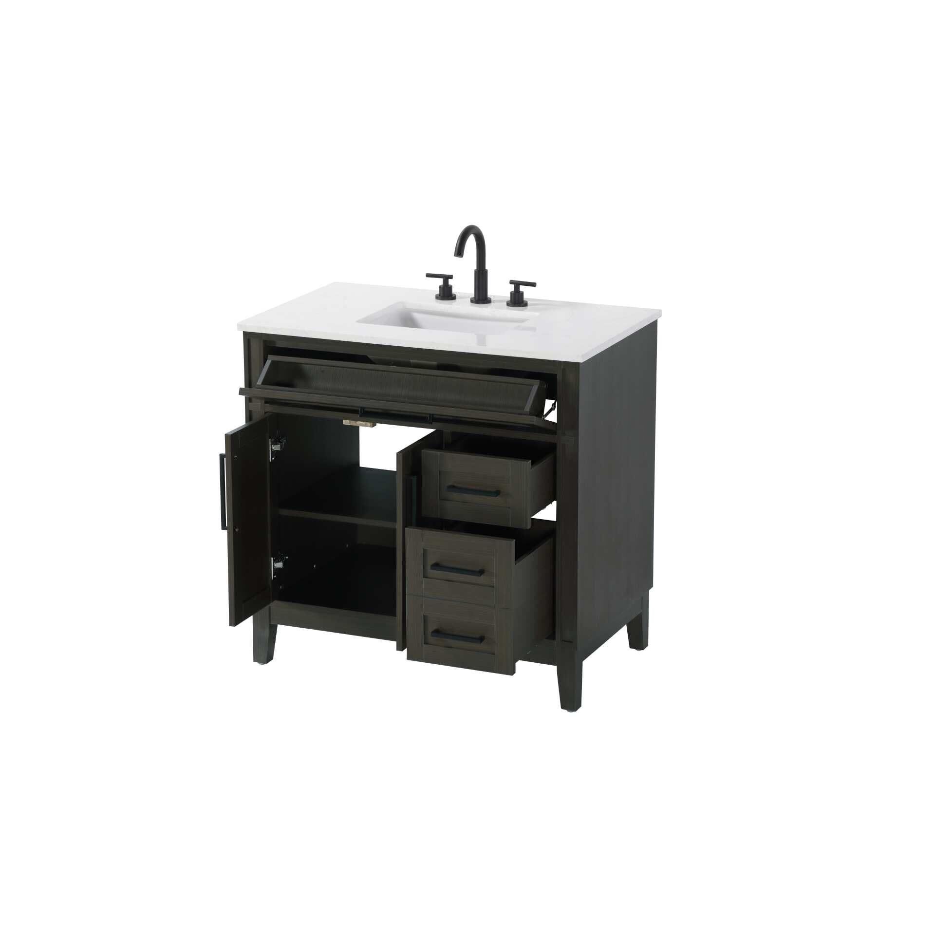 Virginia 36 Inch Bath Vanity by Elegant Decor