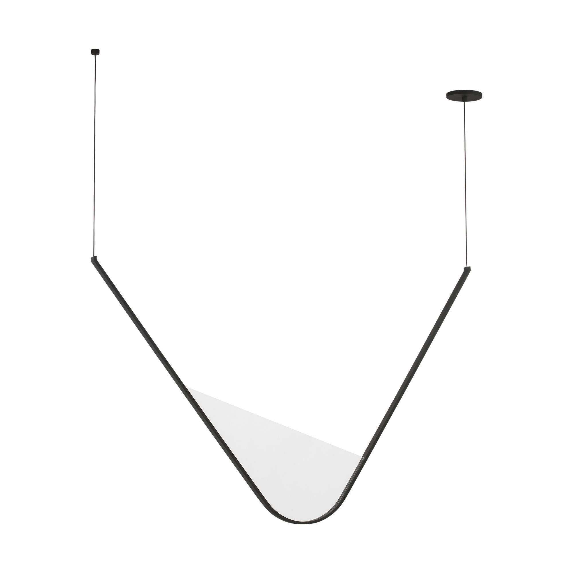 Shown in Nightshade Black finish and Light Guide shade