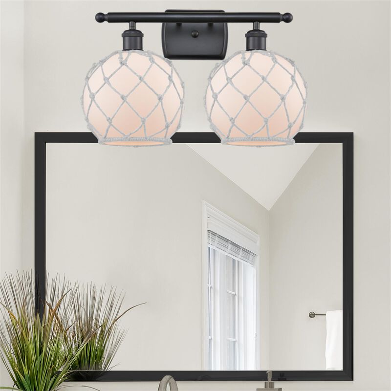 Bruno Marashlian Farmhouse Rope 18 Inch Bath Vanity Light by Innovations Lighting