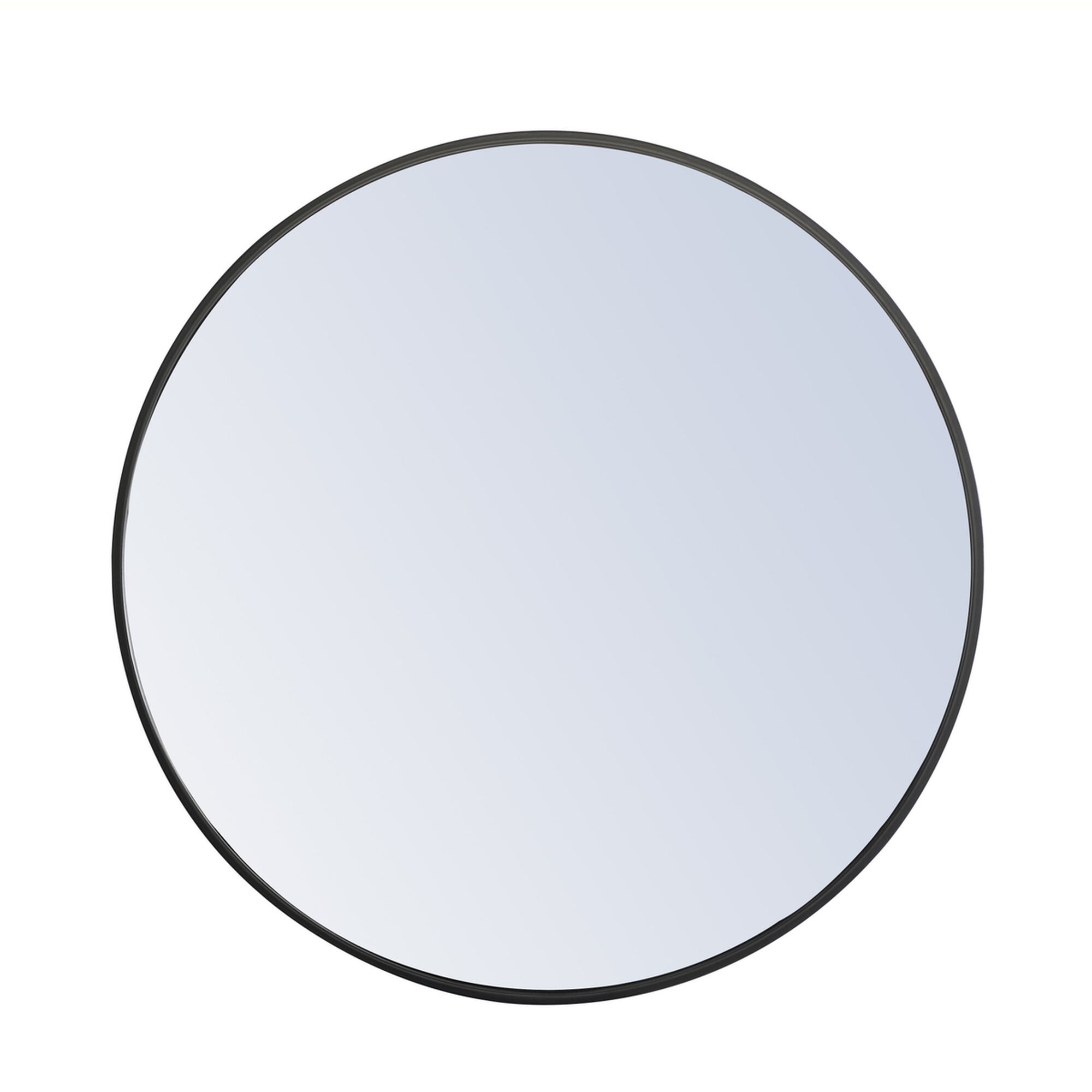 Shown in Black finish and Clear Mirror Beveled glass