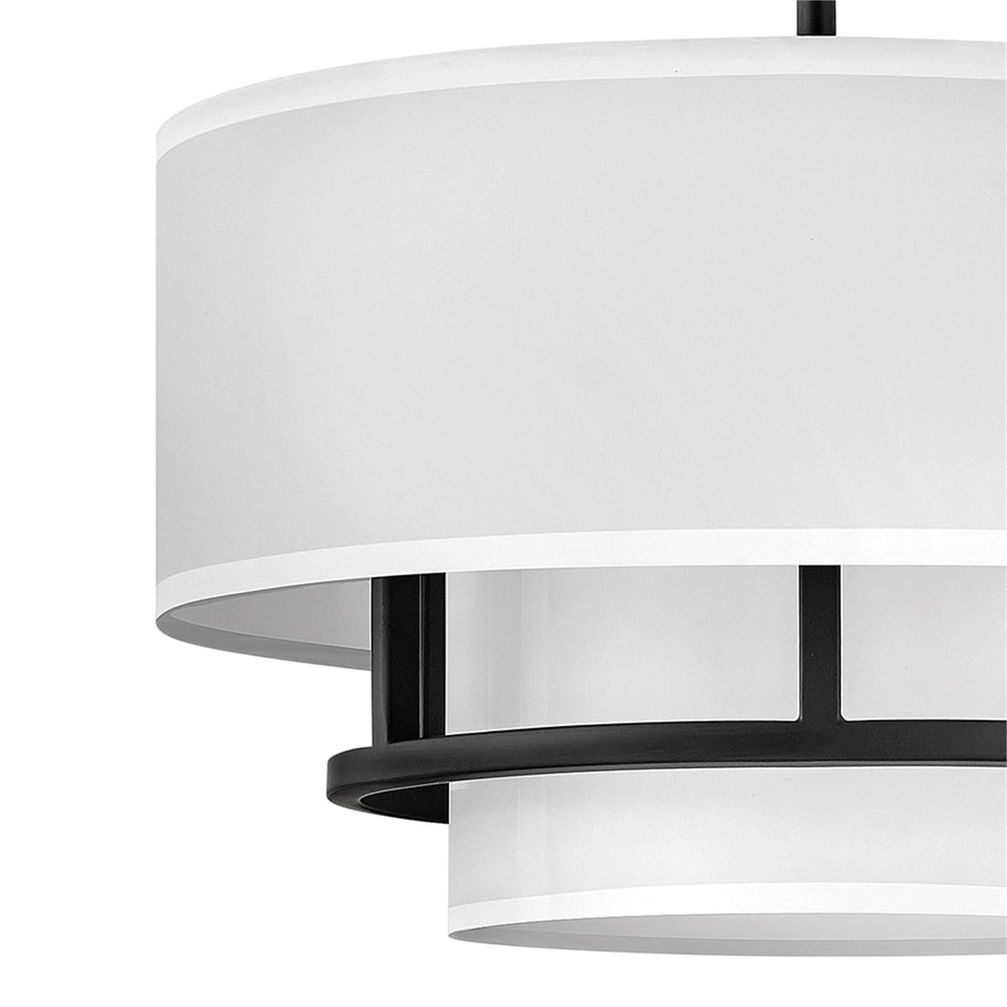Graham 16 Inch 3 Light Semi Flush Mount,