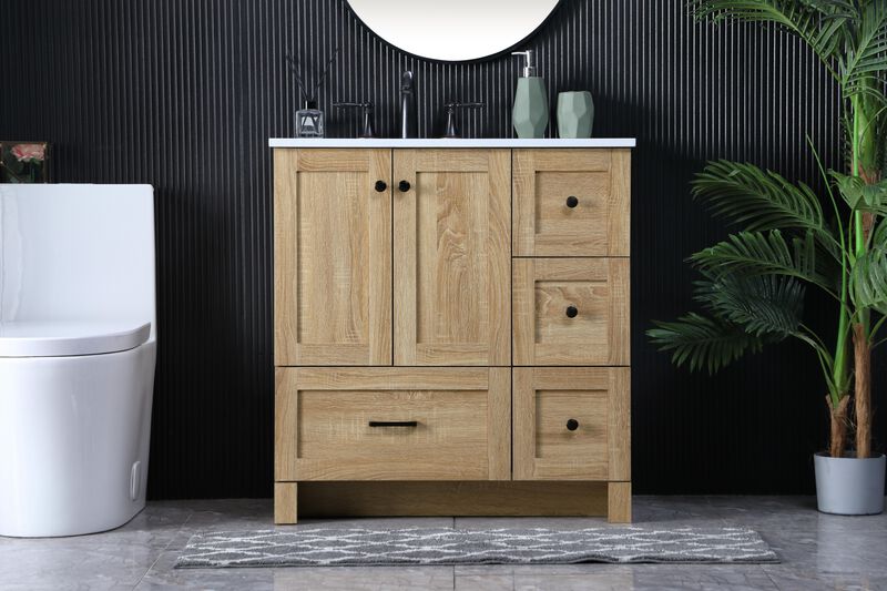 Soma 19 Inch Bath Vanity Cabinet by Elegant Decor