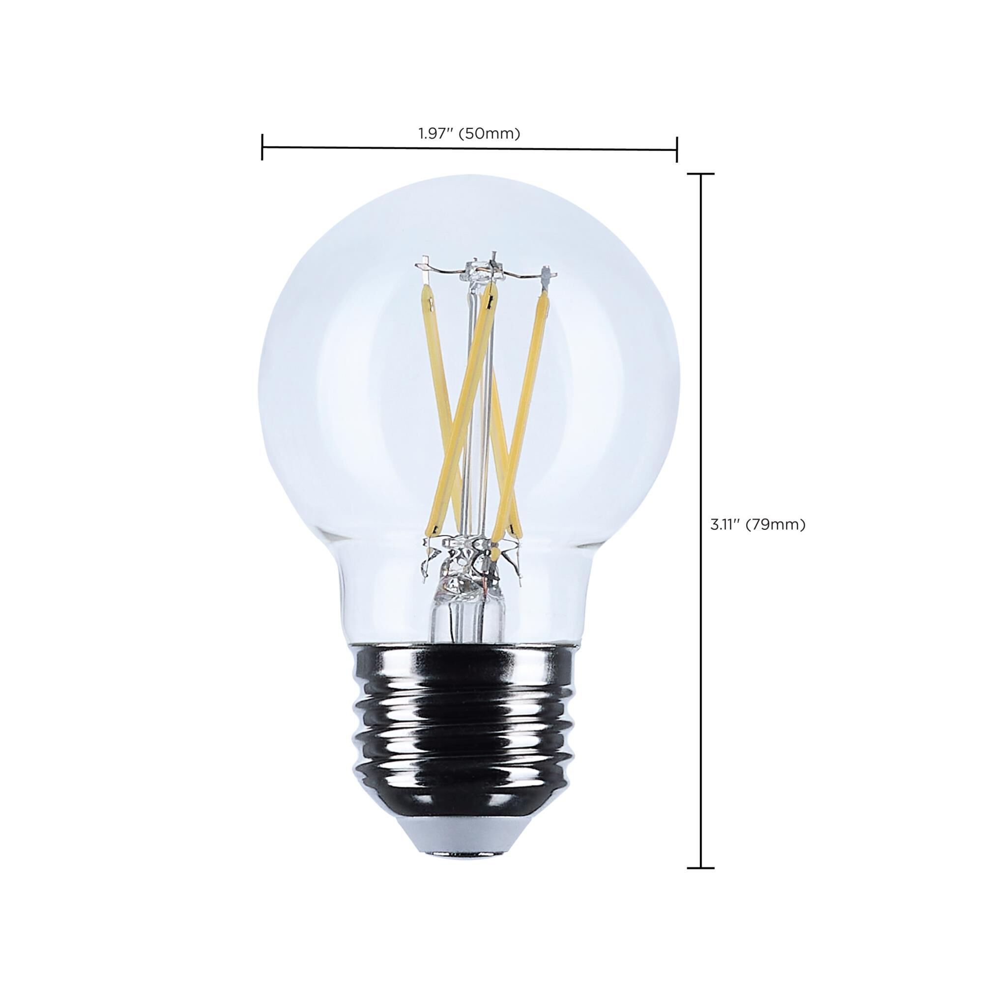 Dimmable 6 Watt 3500K G16.5 LED Light Bulb,