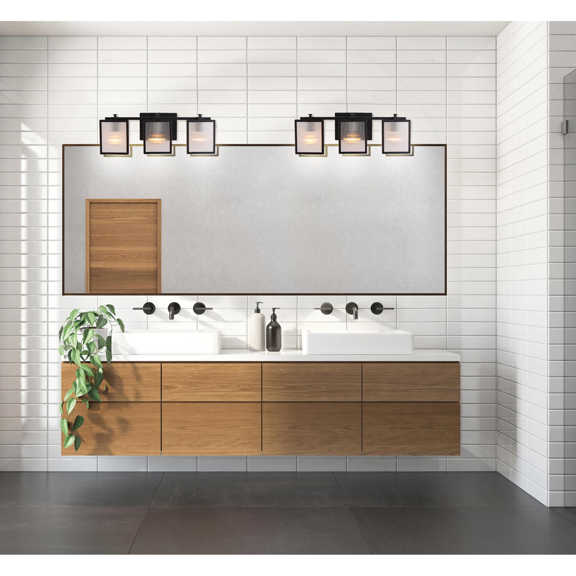 Eglo Henessy 21 Inch 3 Light Bath Vanity Light by Eglo Lighting