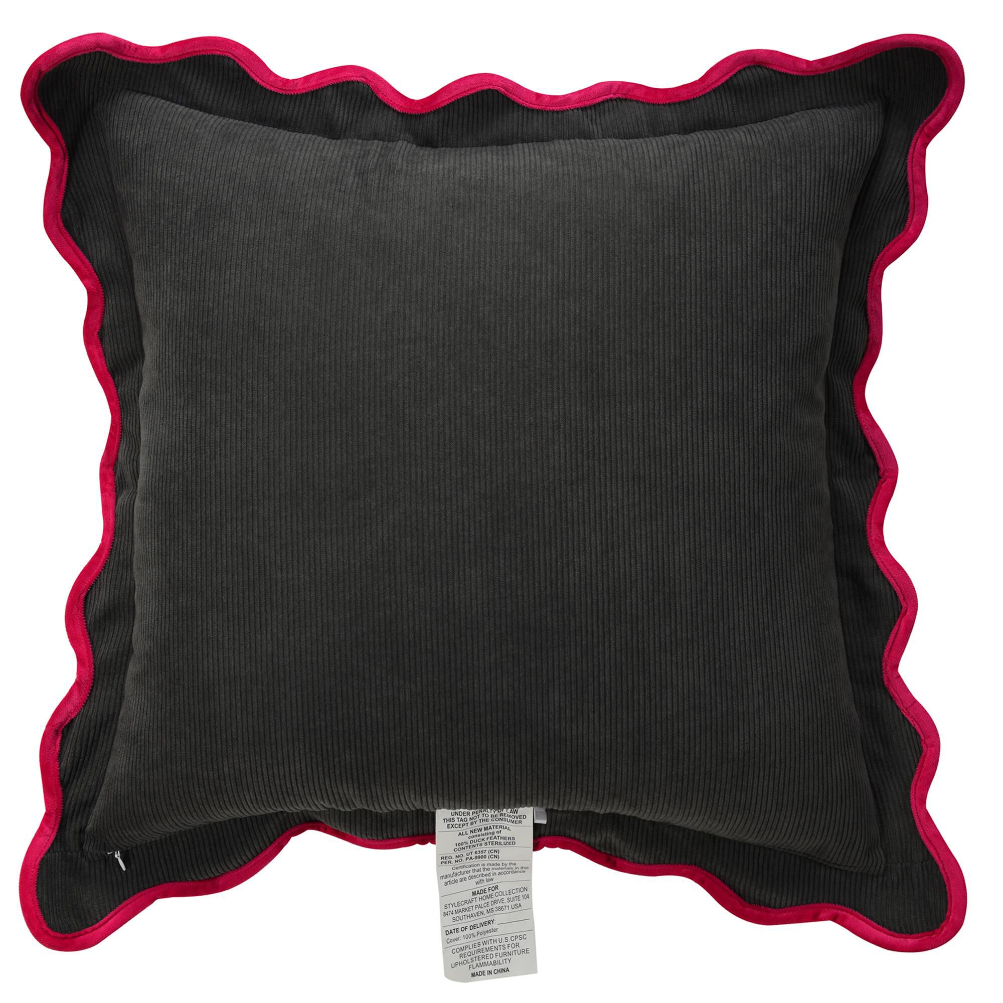 Shown in Light Grey, Charcoal and Hot Pink finish