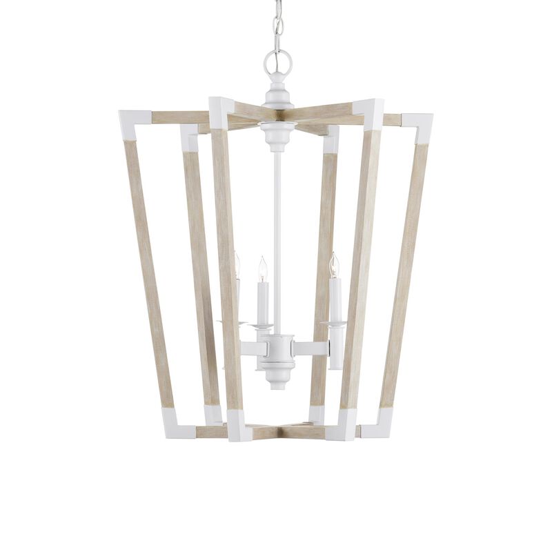 Bastian 23 Inch Cage Pendant by Currey and Company