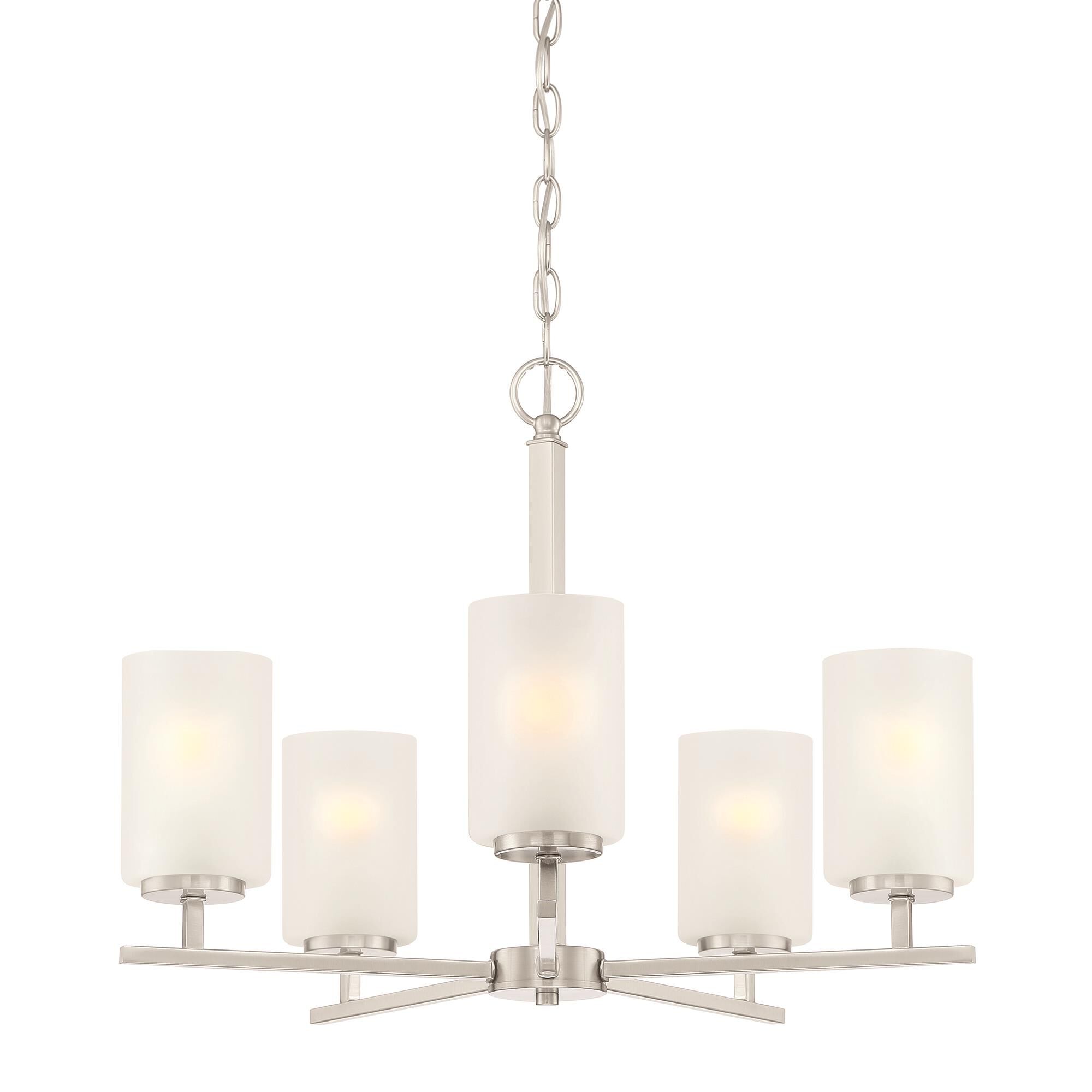 Carmine 24 Inch 5 Light Chandelier by Designers Fountain
