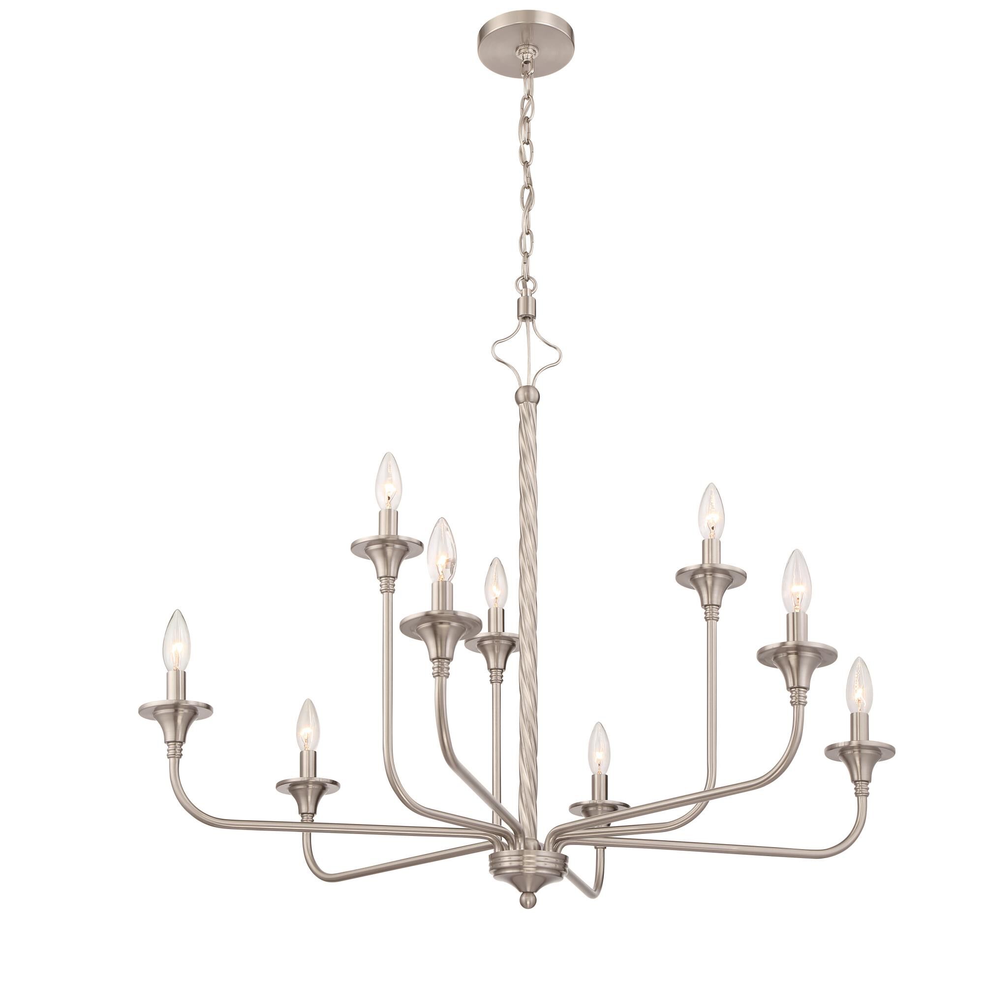 Jolenne 35 Inch 9 Light Chandelier by Craftmade