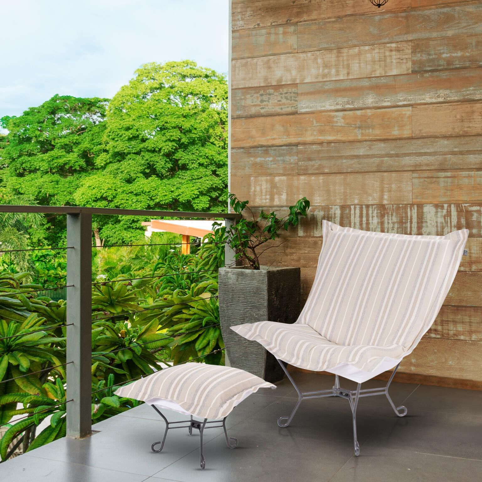 The Dune Puff Ottoman by Howard Elliott Collection