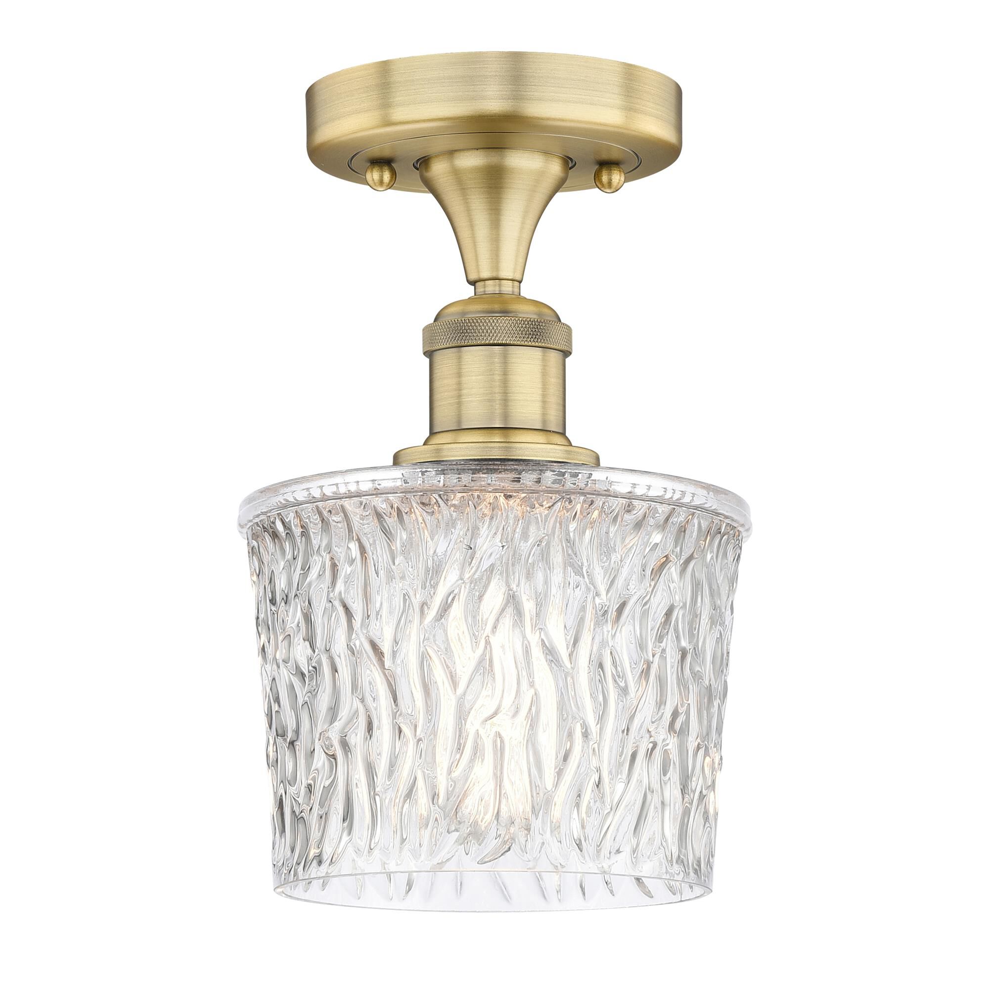 Bruno Marashlian Niagra 6 Inch 1 Light Semi Flush Mount by Innovations Lighting