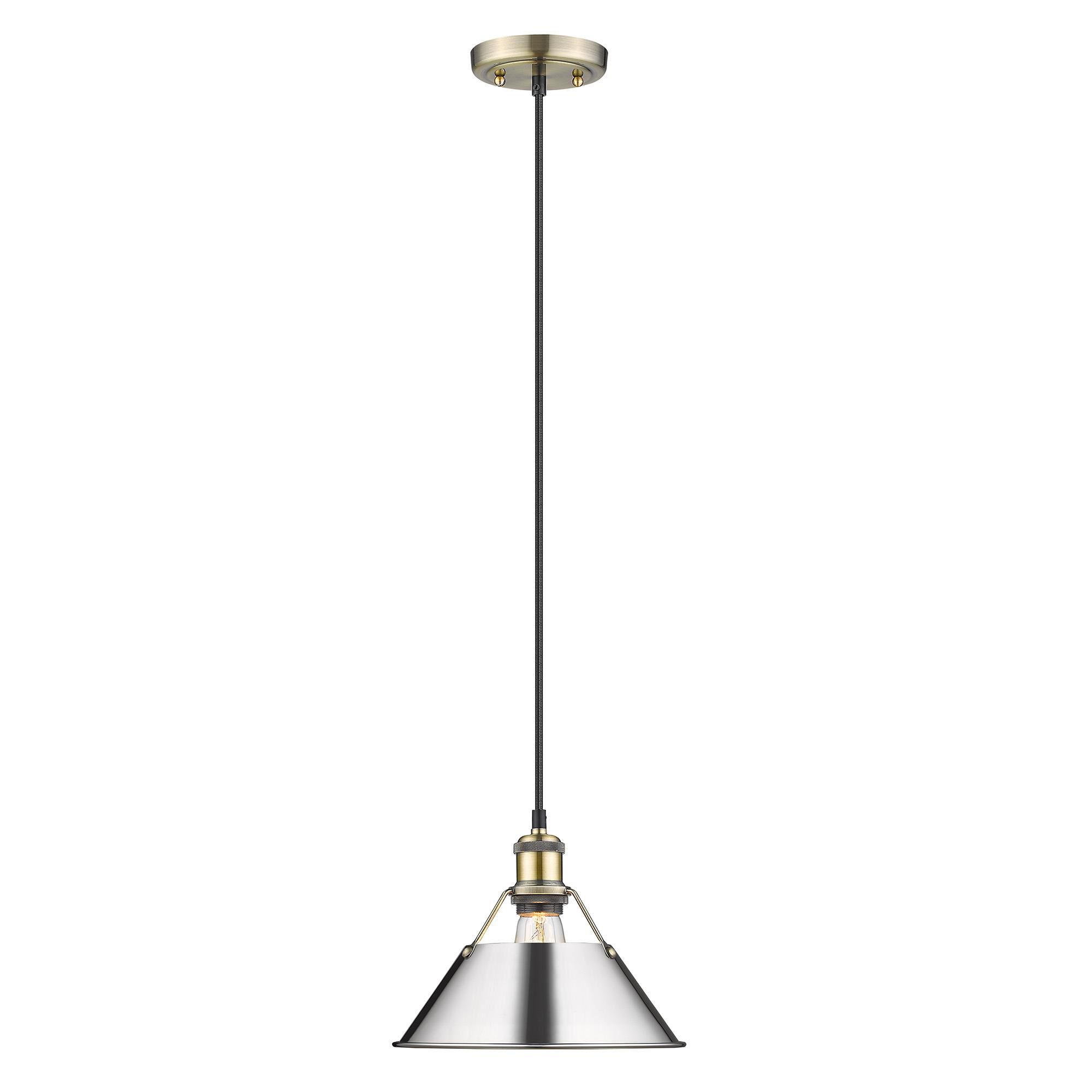 Orwell 10 Inch Mini Pendant by Golden Lighting