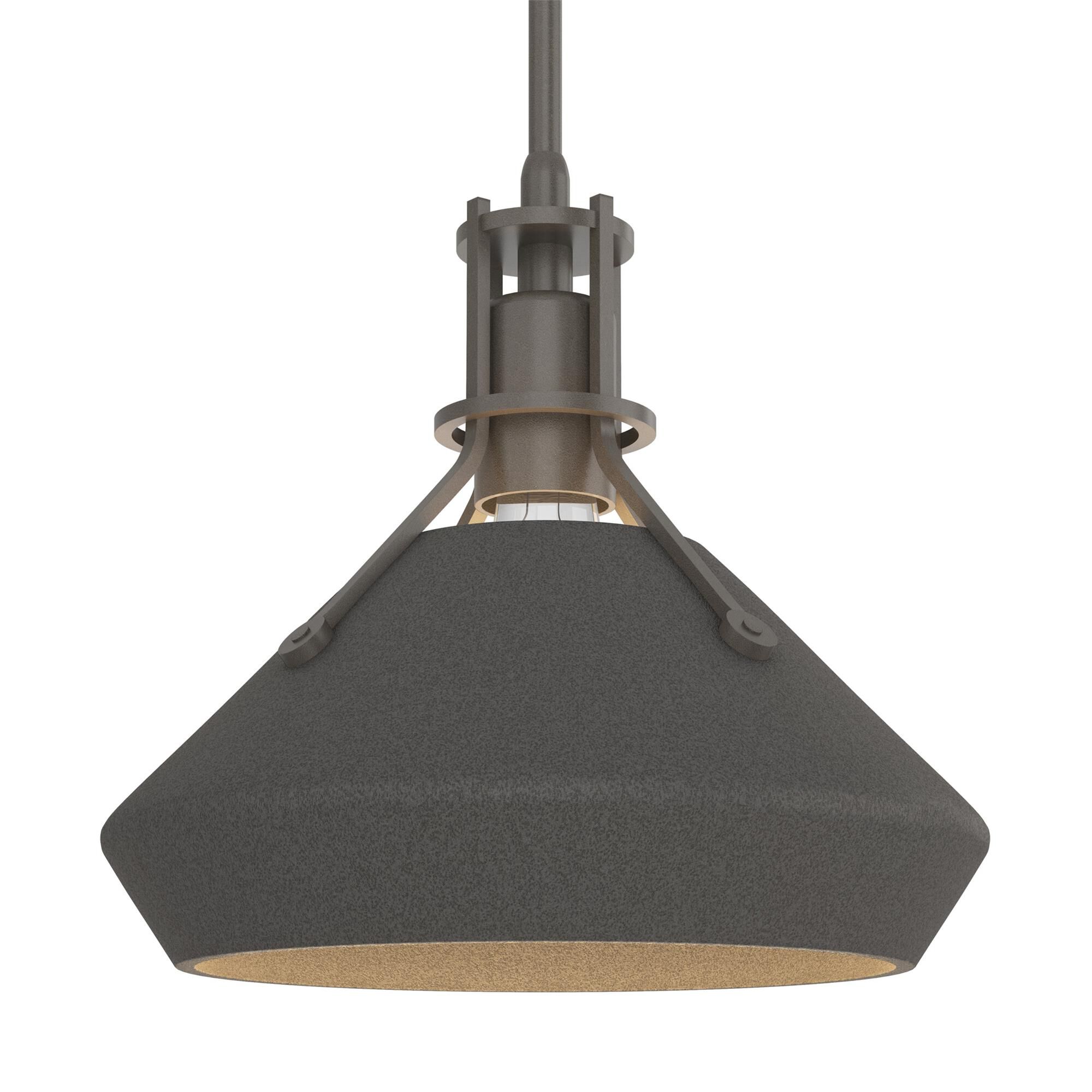Shown in Dark Smoke finish and Natural Iron  accent