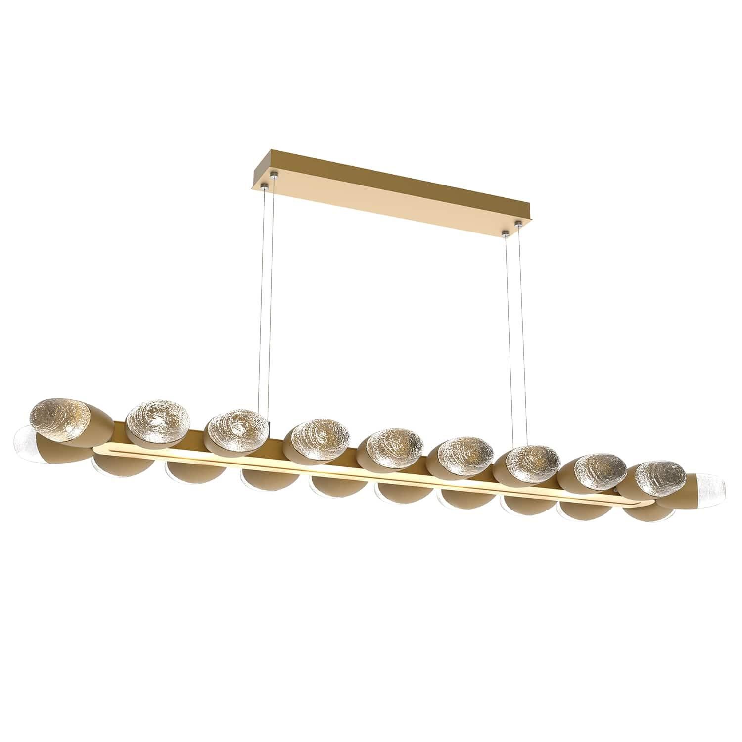 Pebble Linear Suspension Light by Hammerton Studio