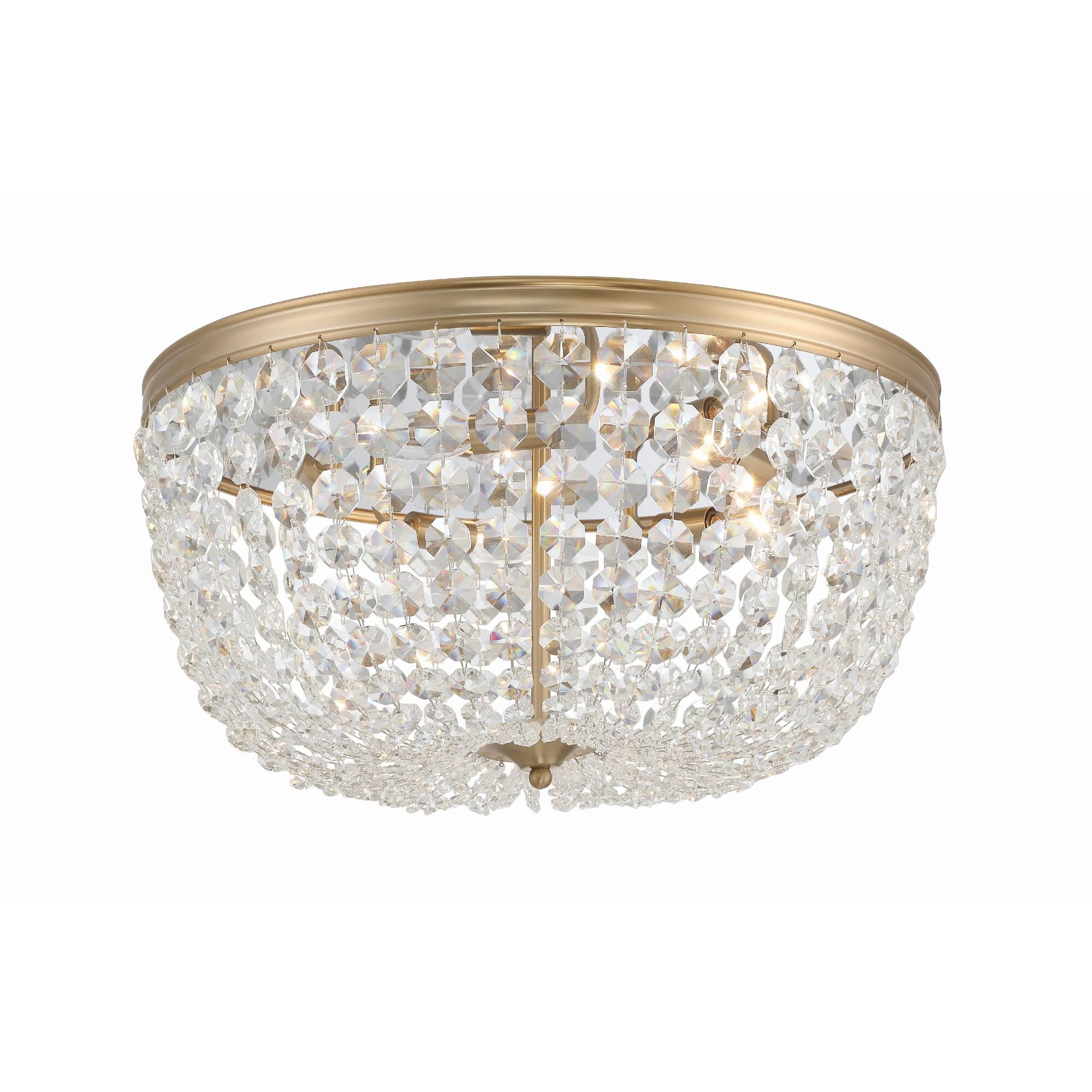 Nola 20 Inch 5 Light Flush Mount by Crystorama