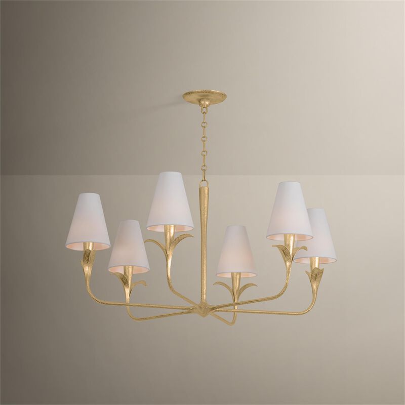 Quill 40 Inch Chandelier by Troy Lighting
