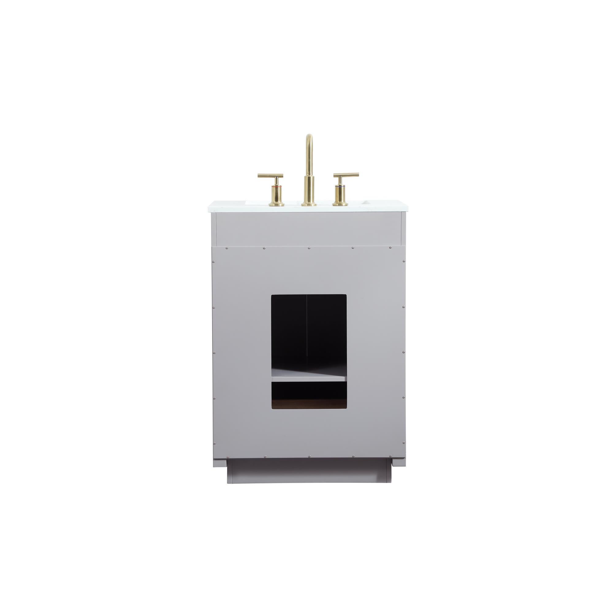 Shown in Grey finish