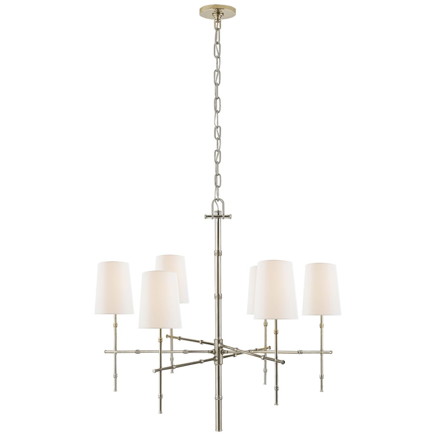 Grenol 33 Inch 6 Light Chandelier by Visual Comfort Signature Collection
