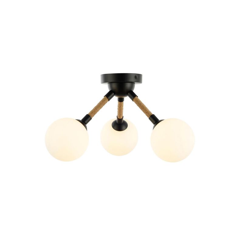 Capilano 18 Inch Semi Flush Mount by Artcraft