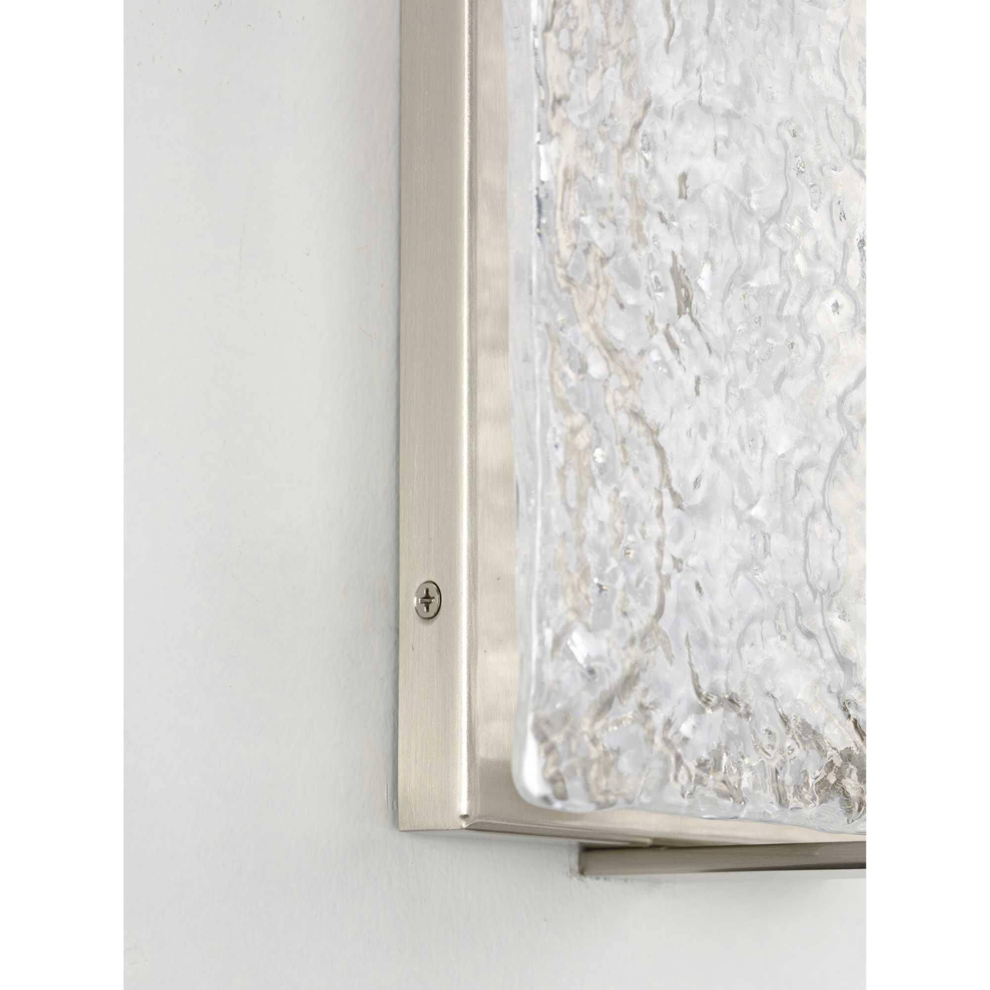 Progress Lighting LED Stone Glass Sconce 8 Inch LED Wall Sconce