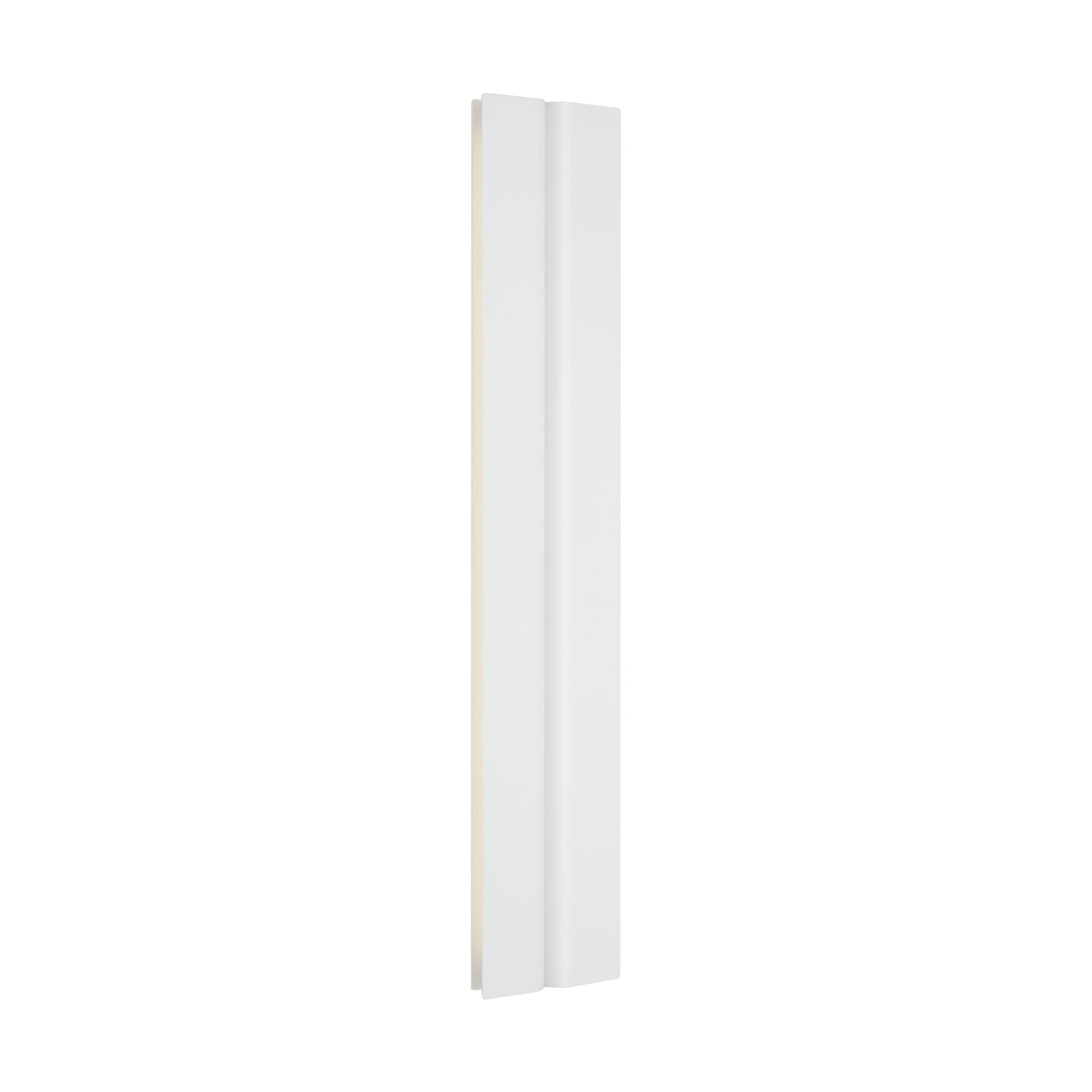 Shown in Matte White finish and Aluminum shade