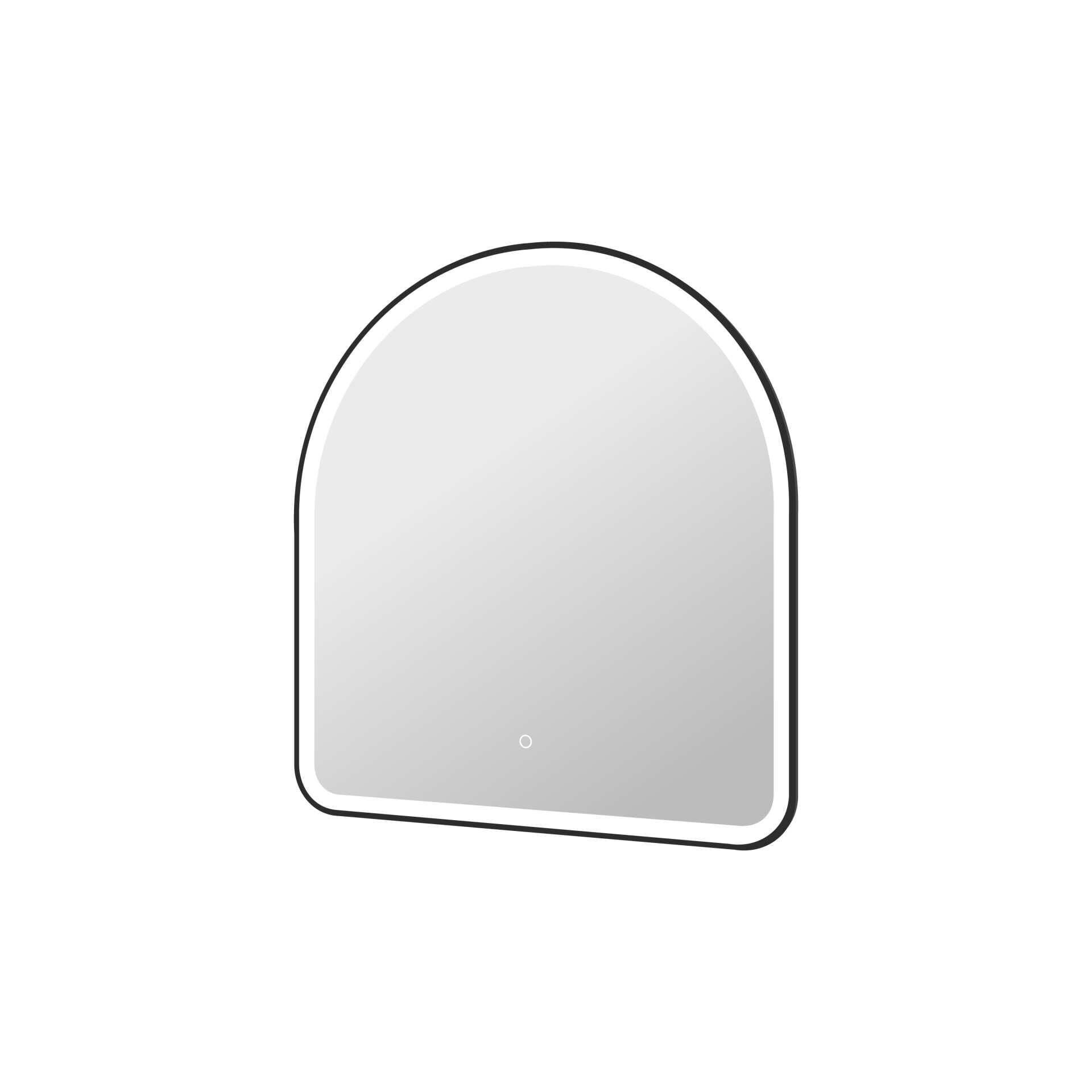 Harmoni 36 Inch Arched LED Lighted Mirror by Elegant Decor