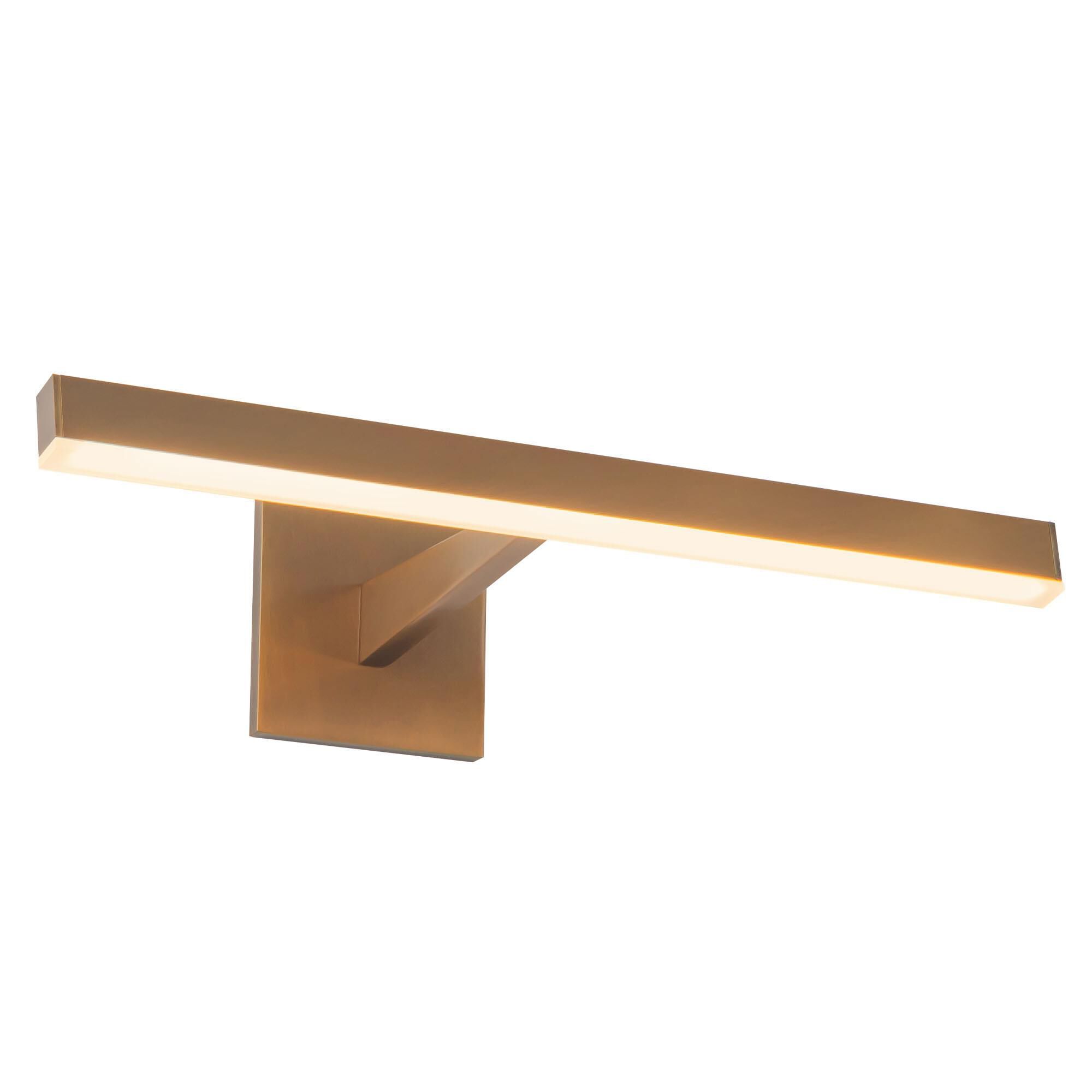 Shown in Vintage Brass finish and White Acrylic Diffuser glass