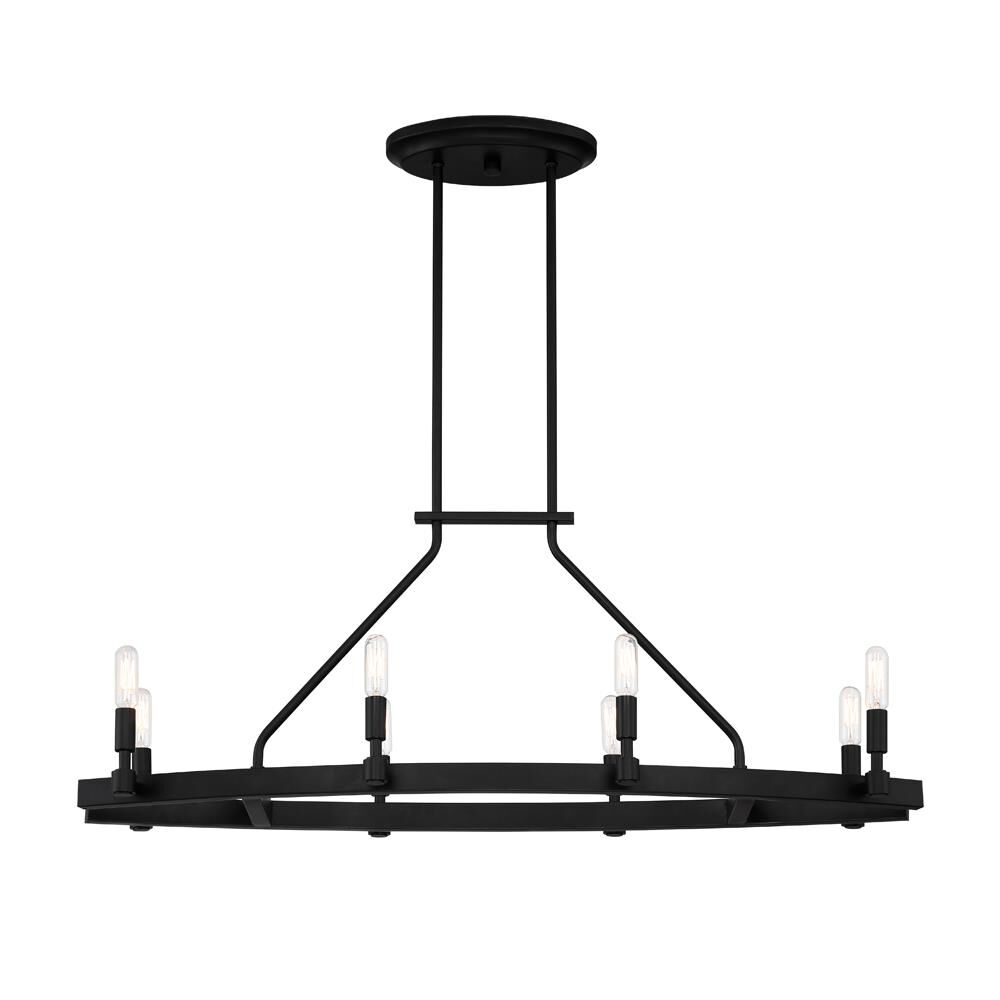 Fiora 36 Inch 8 Light Chandelier by Designers Fountain