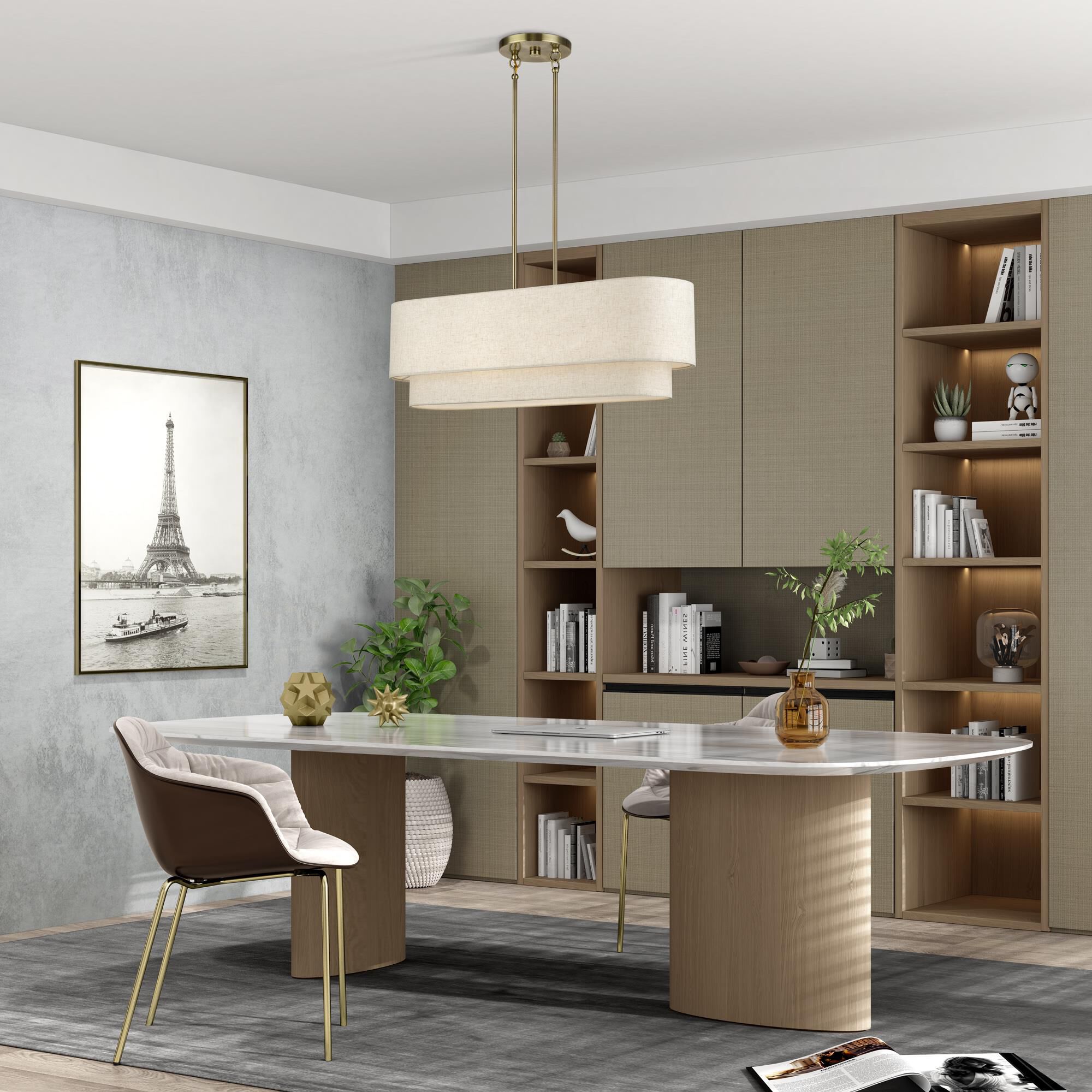 Manorwood 36 Inch Linear Suspension Light by Livex Lighting