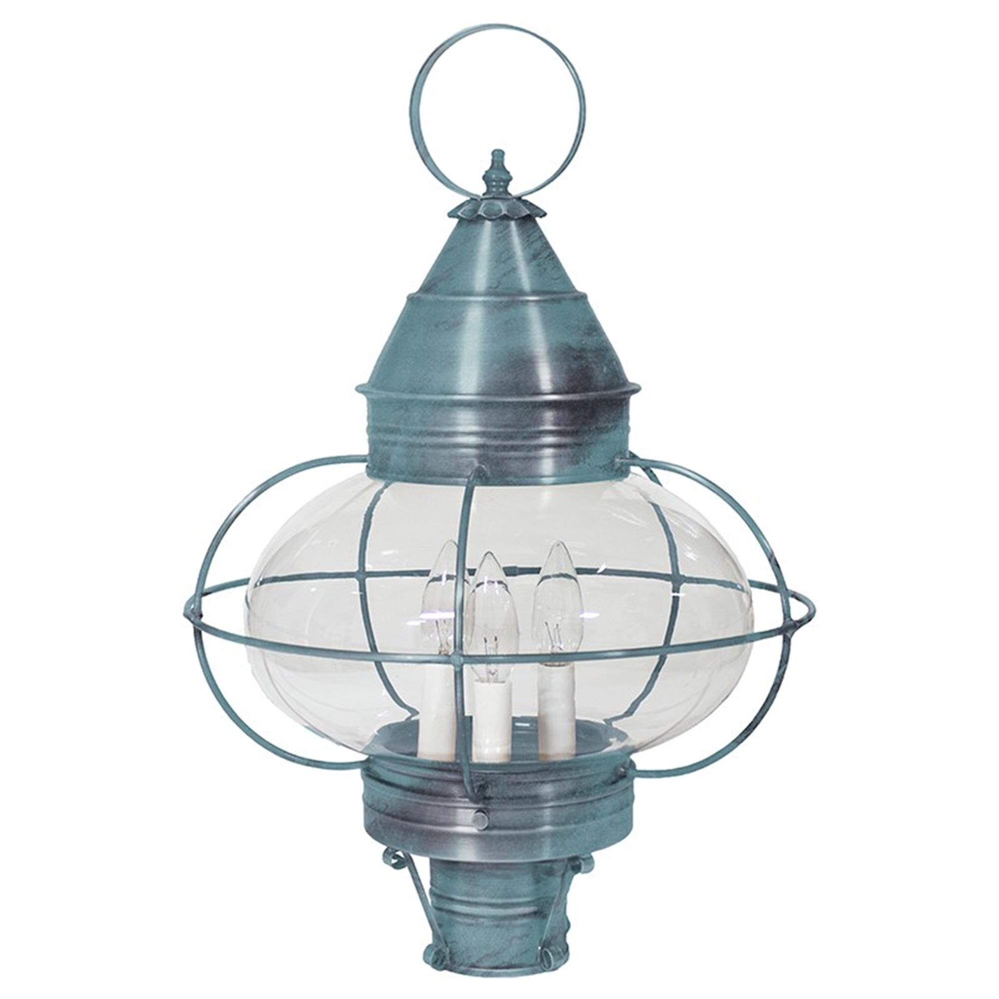 Onion 22 Inch 3 Light Outdoor Post Lamp,