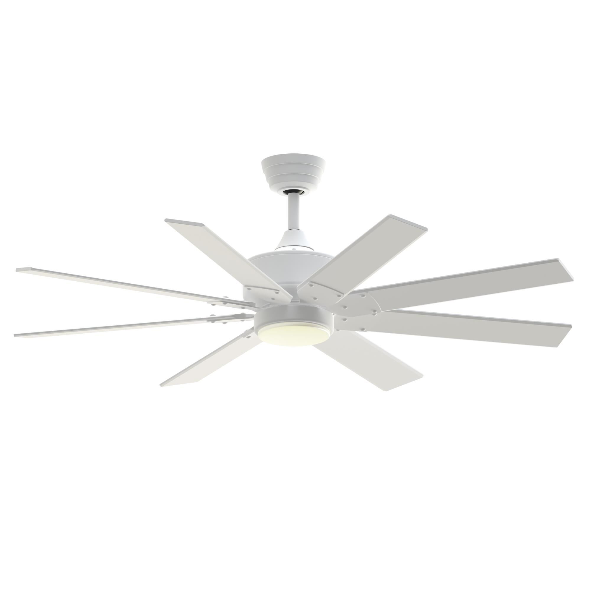 Shown in Matte White finish and Opal Frosted glass