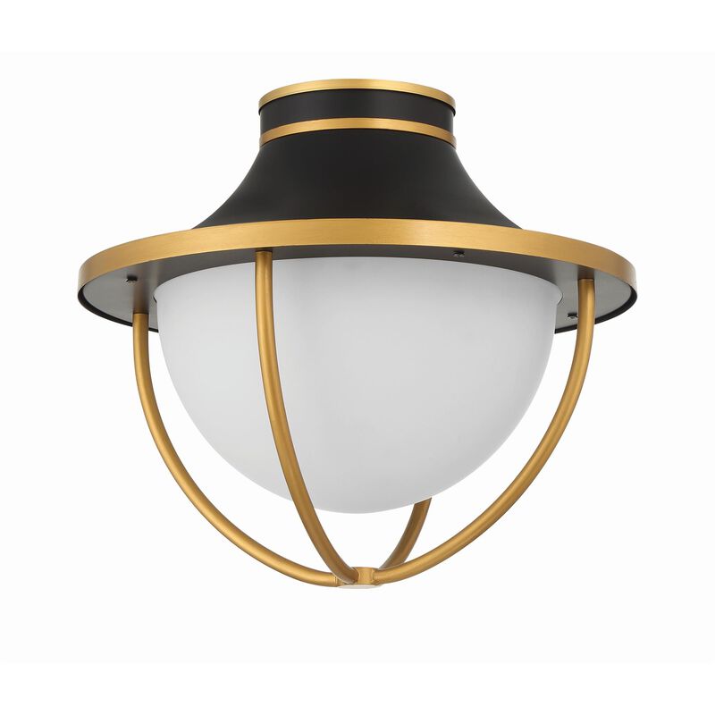 Atlas 14 Inch 2 Light Outdoor Flush Mount by Crystorama