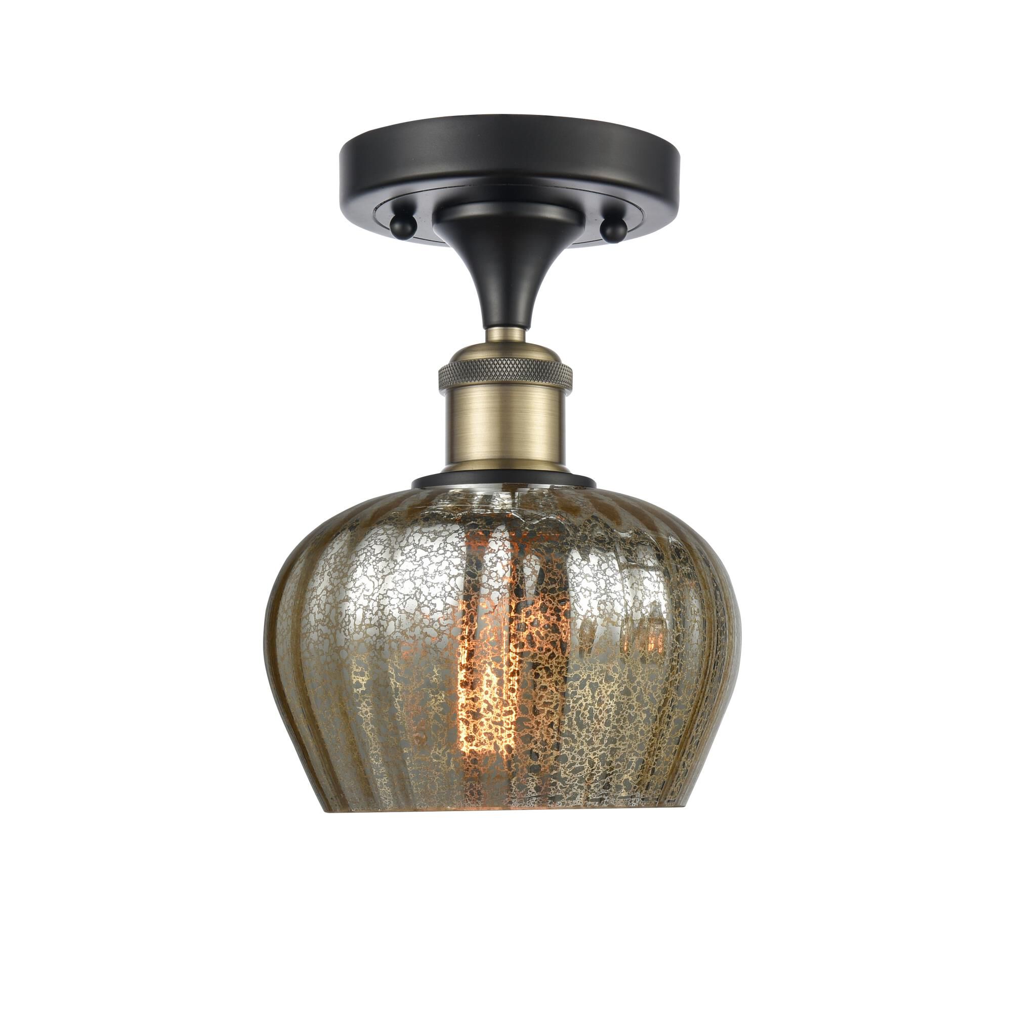 Shown in Black Antique Brass finish and Bowl glass and Glass shade