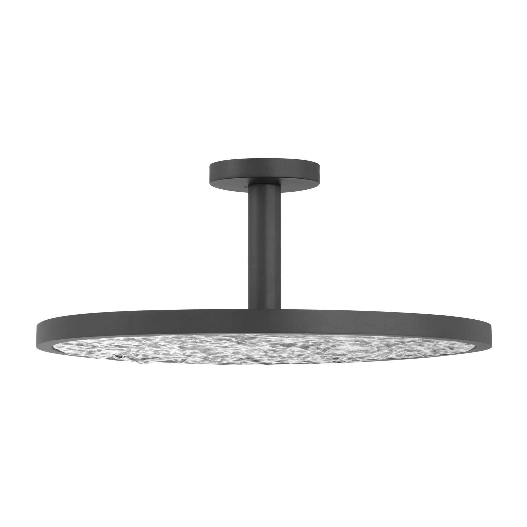 Shown in Textured Black finish and Clear Water glass