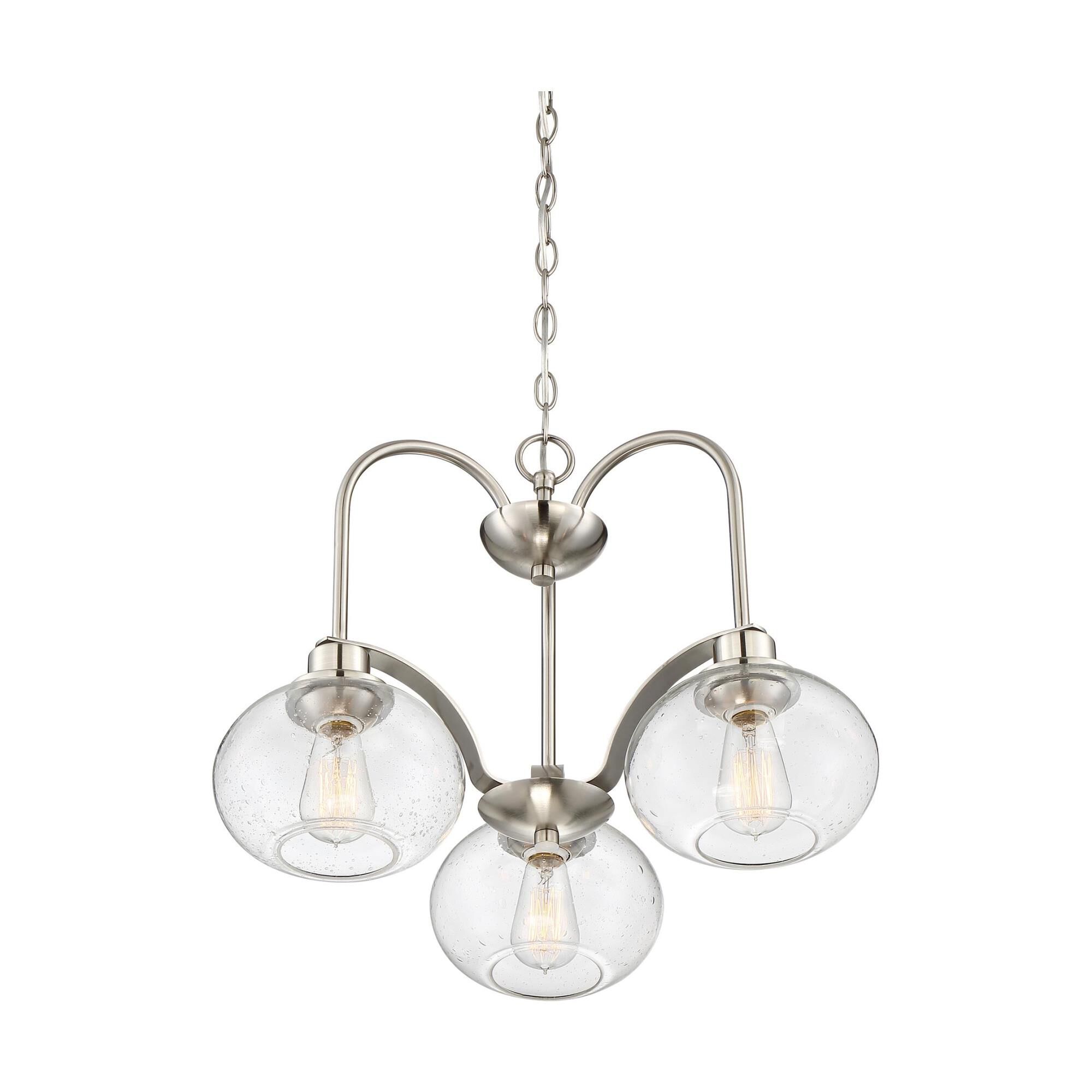 Trilogy 22 Inch 3 Light Mini Chandelier by Quoizel