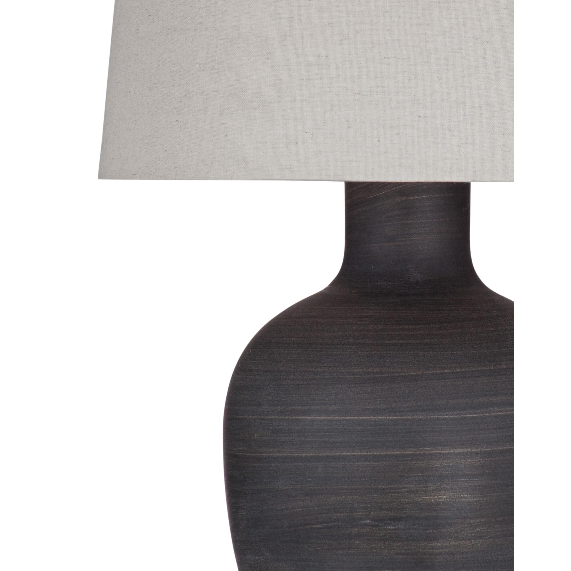 Shown in Black finish and White shade