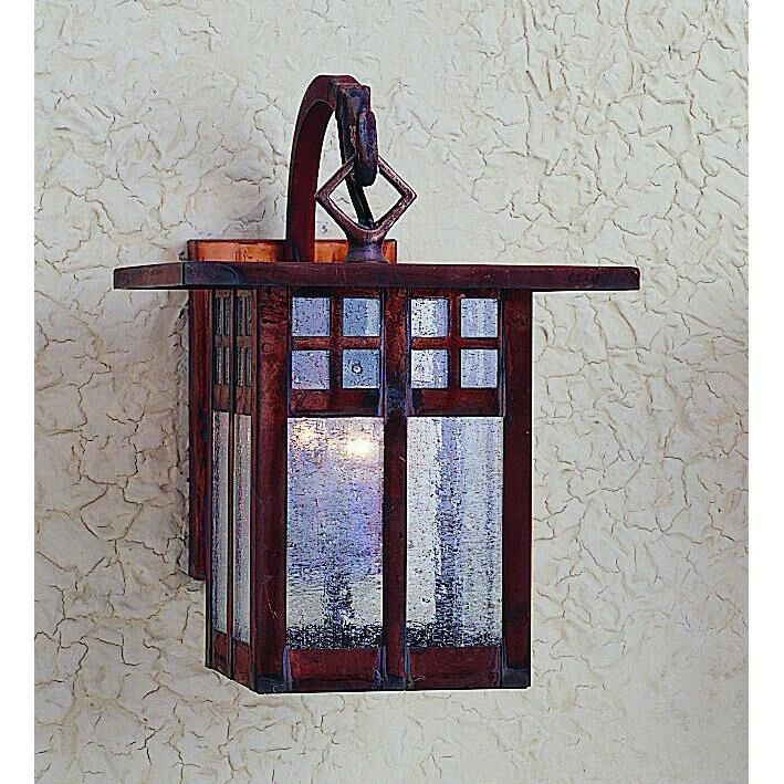 Glasgow 8 Inch Tall 1 Light Outdoor Wall Light by Arroyo Craftsman