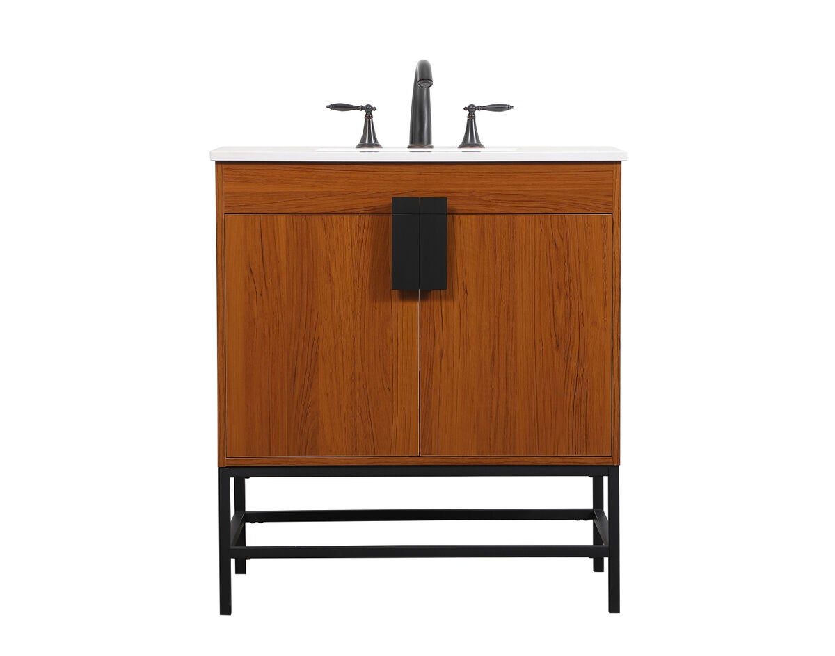 Shown in Teak finish