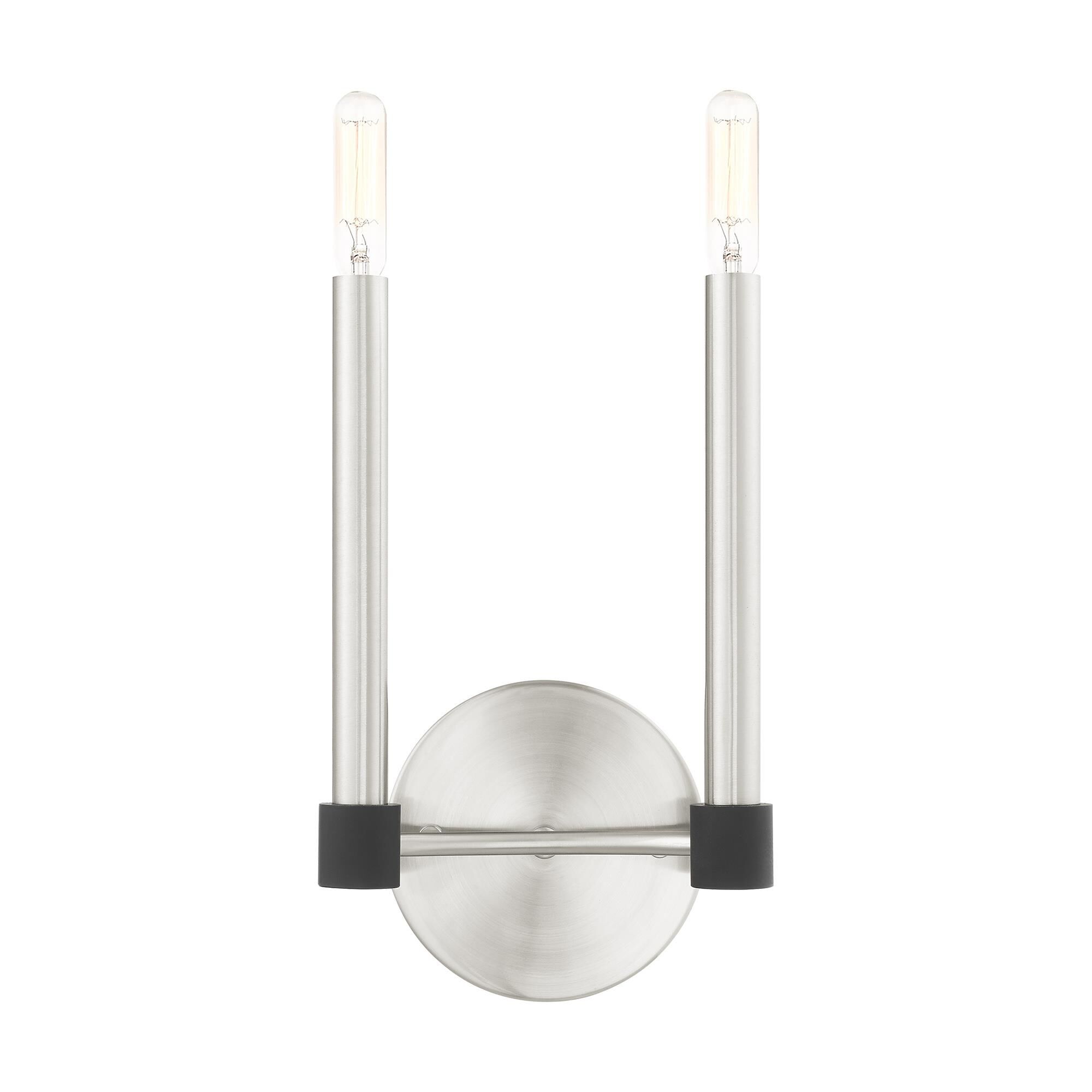 Shown in Brushed Nickel With Satin Brass Accents finish