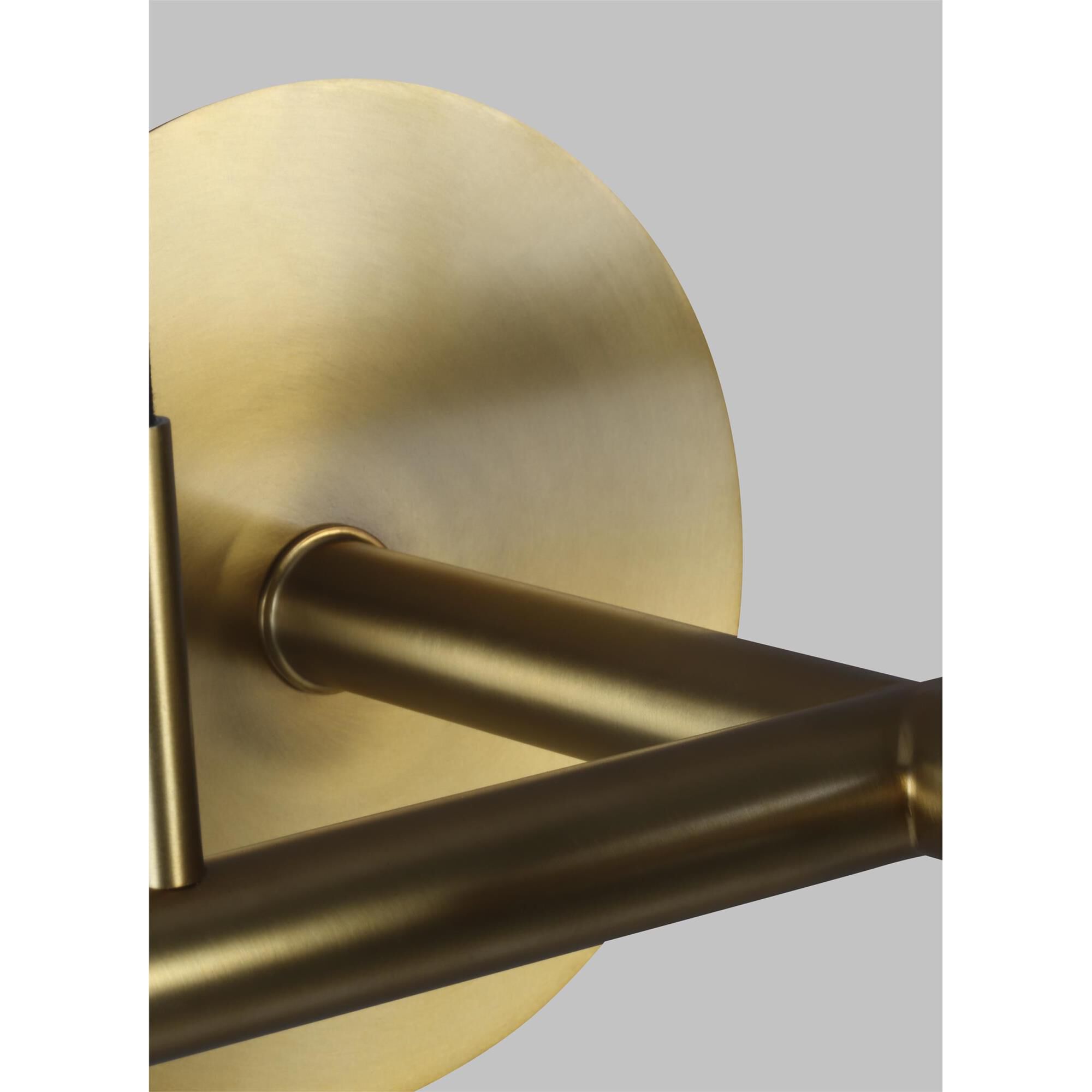 Shown in Burnished Brass finish and Milk Whitesteel glass