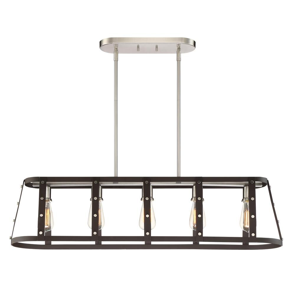 Presidio 40 Inch 5 Light Linear Suspension Light by Designers Fountain