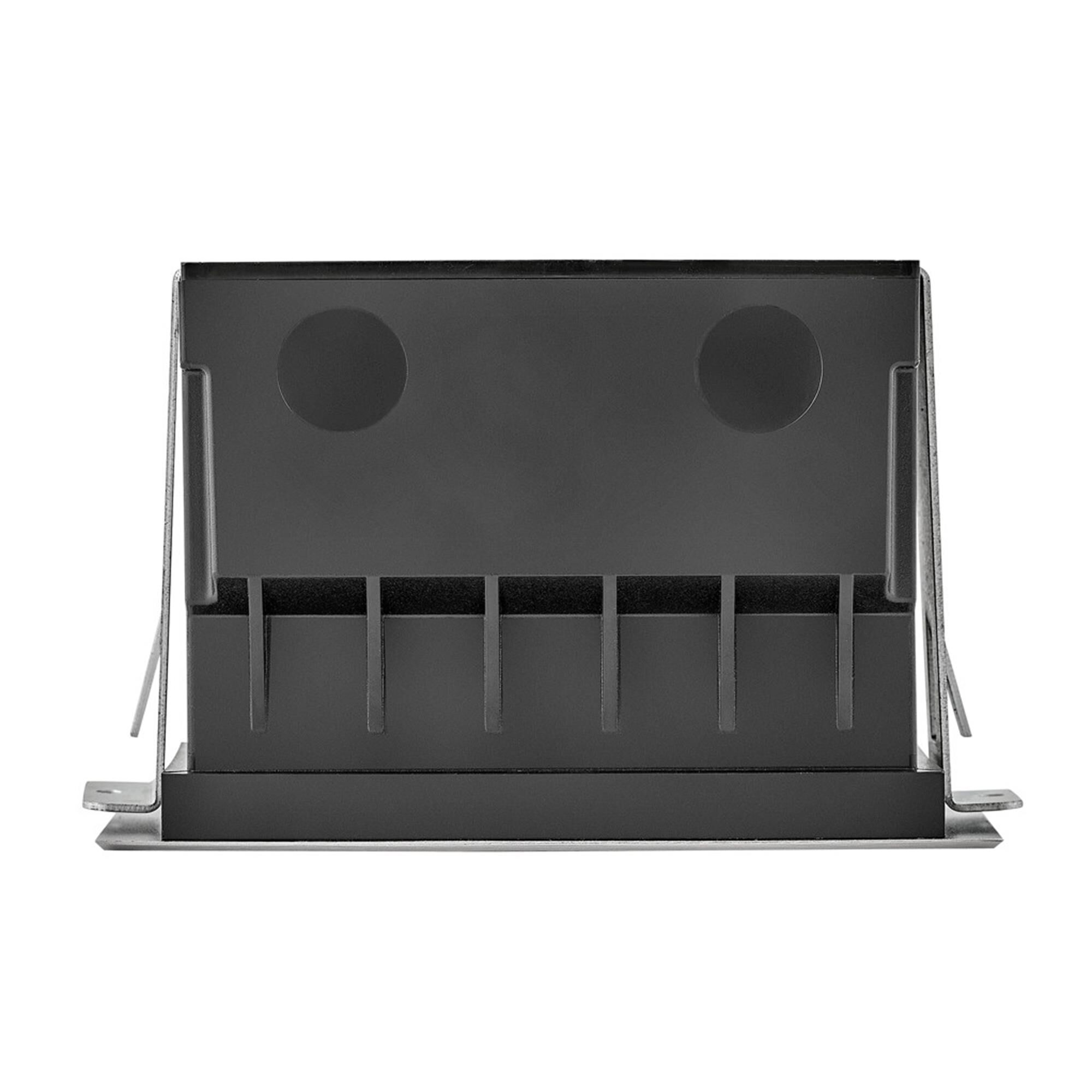 Shown in Stainless Steel finish and Frosted glass