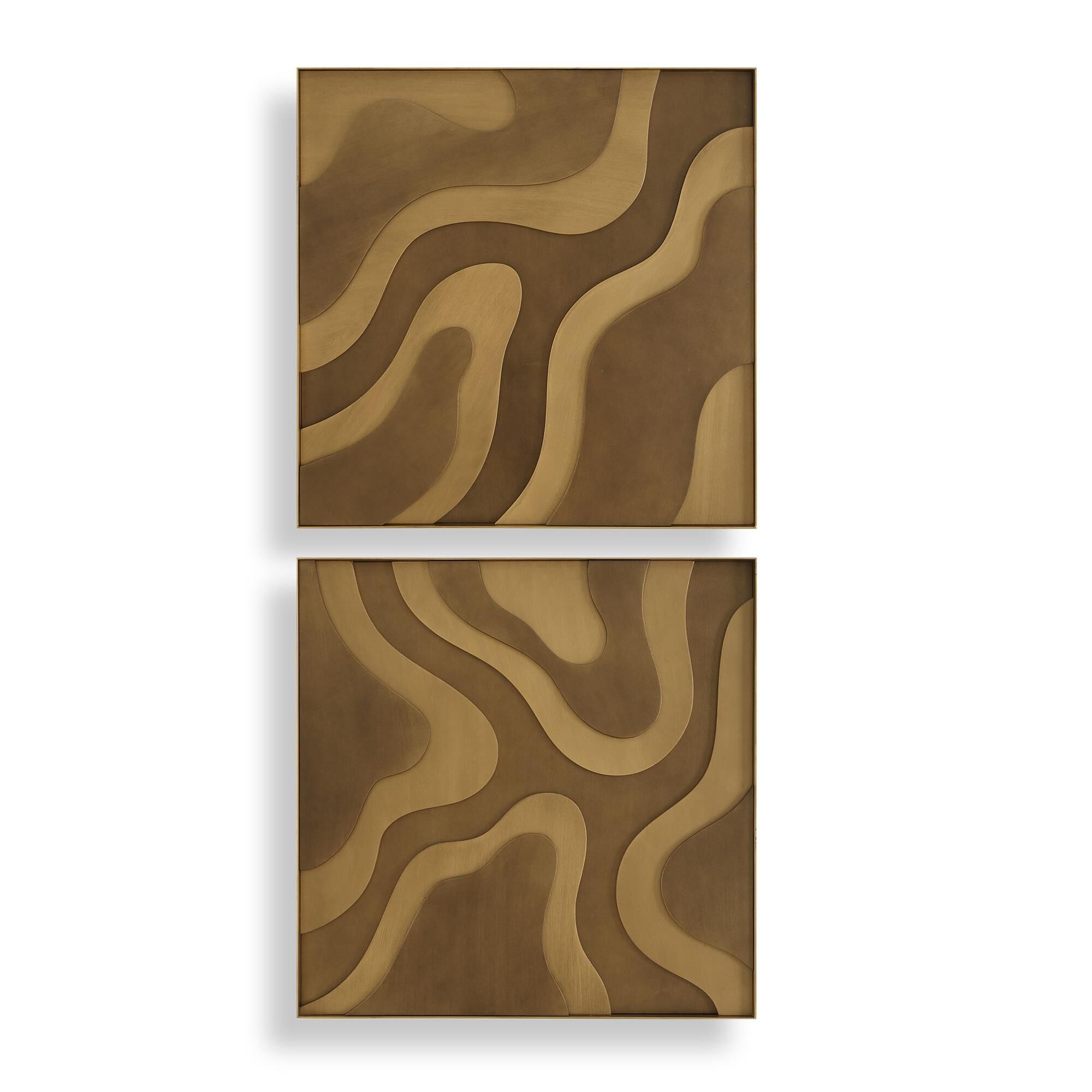 Shown in Brown, Gold finish