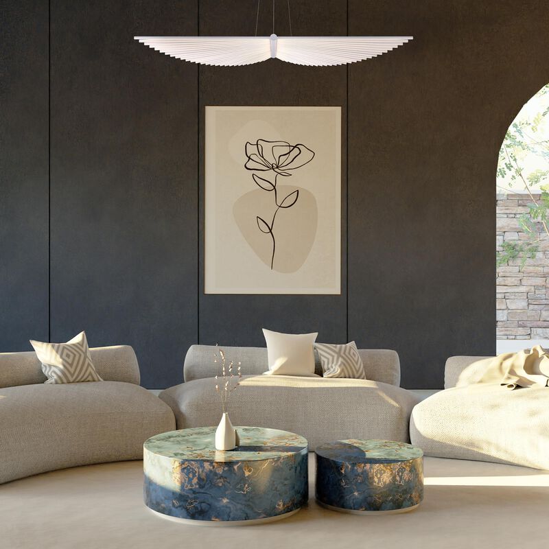 Seraph Large Linear Chandelier by Eurofase Lighting